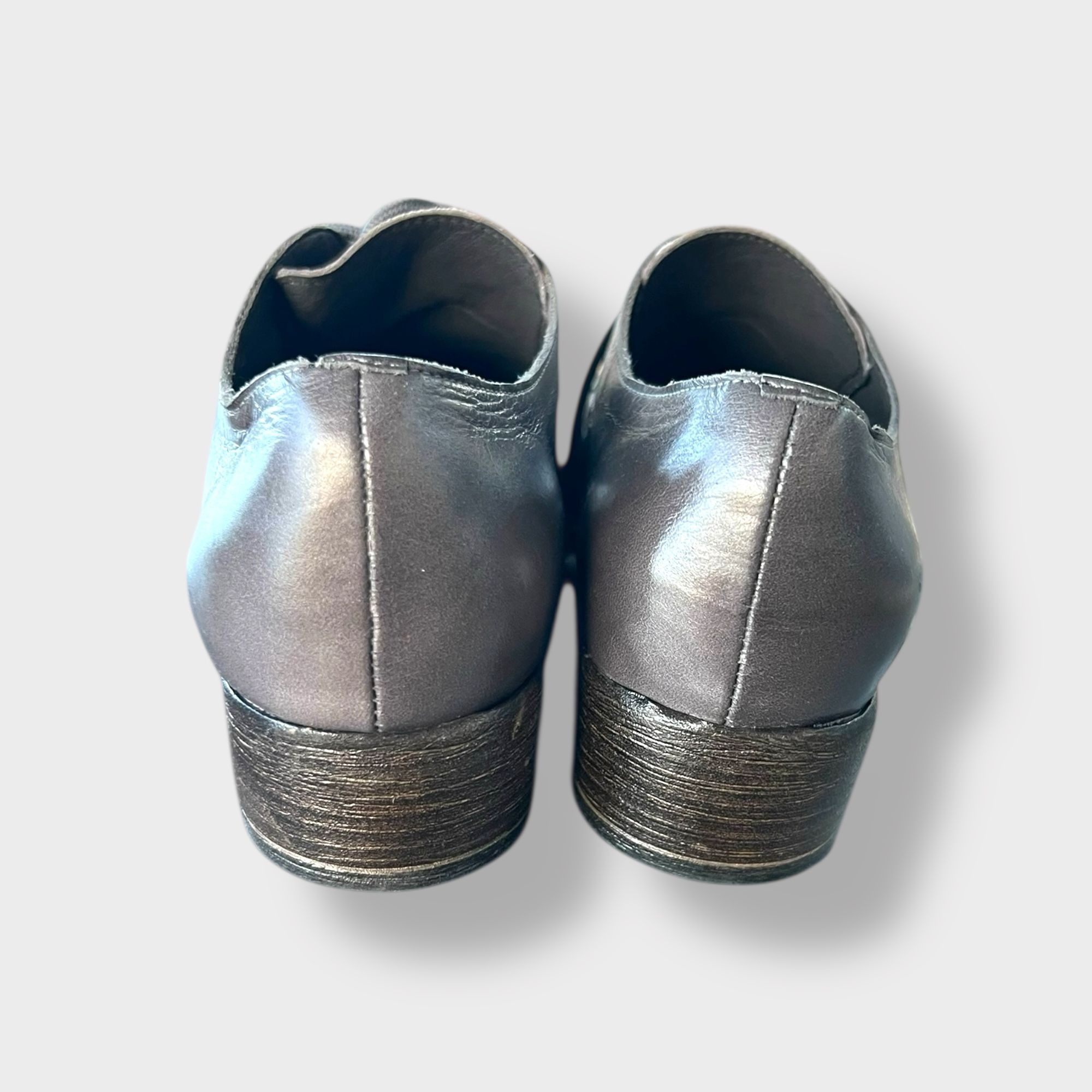 Dansko Womens Lace-Up Oxford Shoes With Faux Snakeskin Pattern & Fa Size US 7.5 / IT 37.5 - 6 Thumbnail