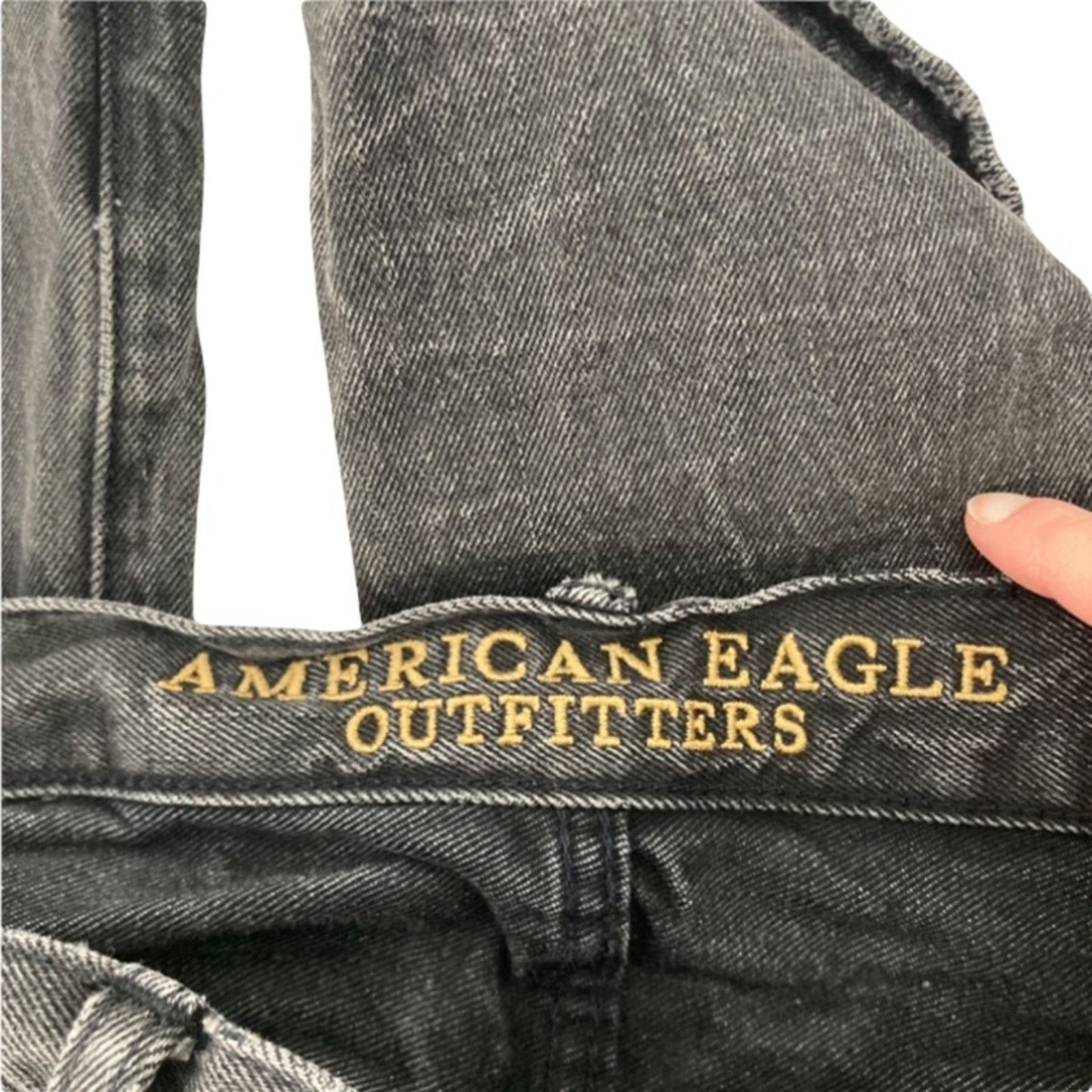 American Eagle Outfitters American Eagle Gray Slim Jeans Sz 32x34 Size US 32 / EU 48 - 4 Thumbnail