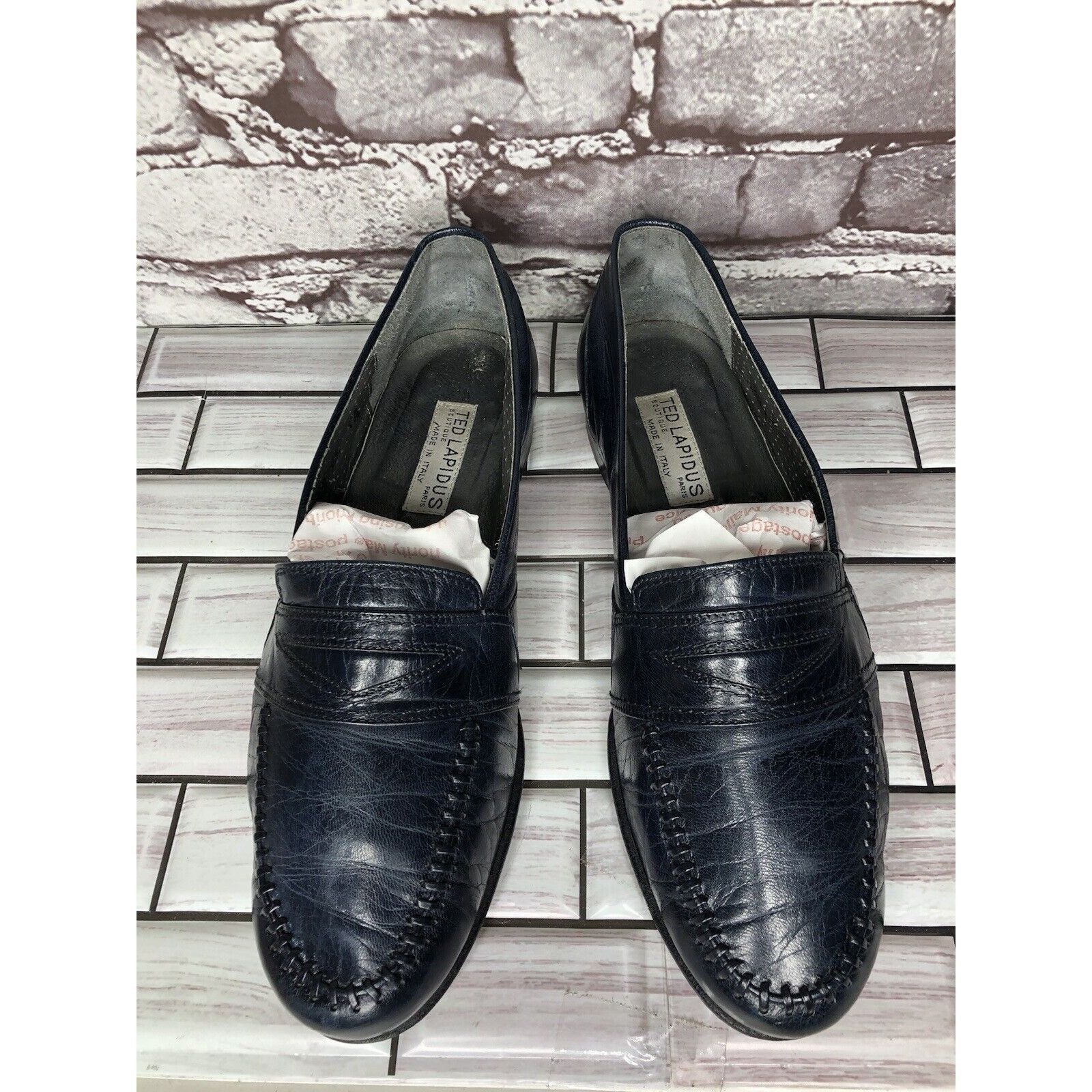 TED LAPIDUS TED LAPIDUS Boutique Paris Blue Leather Dress  display picture 1