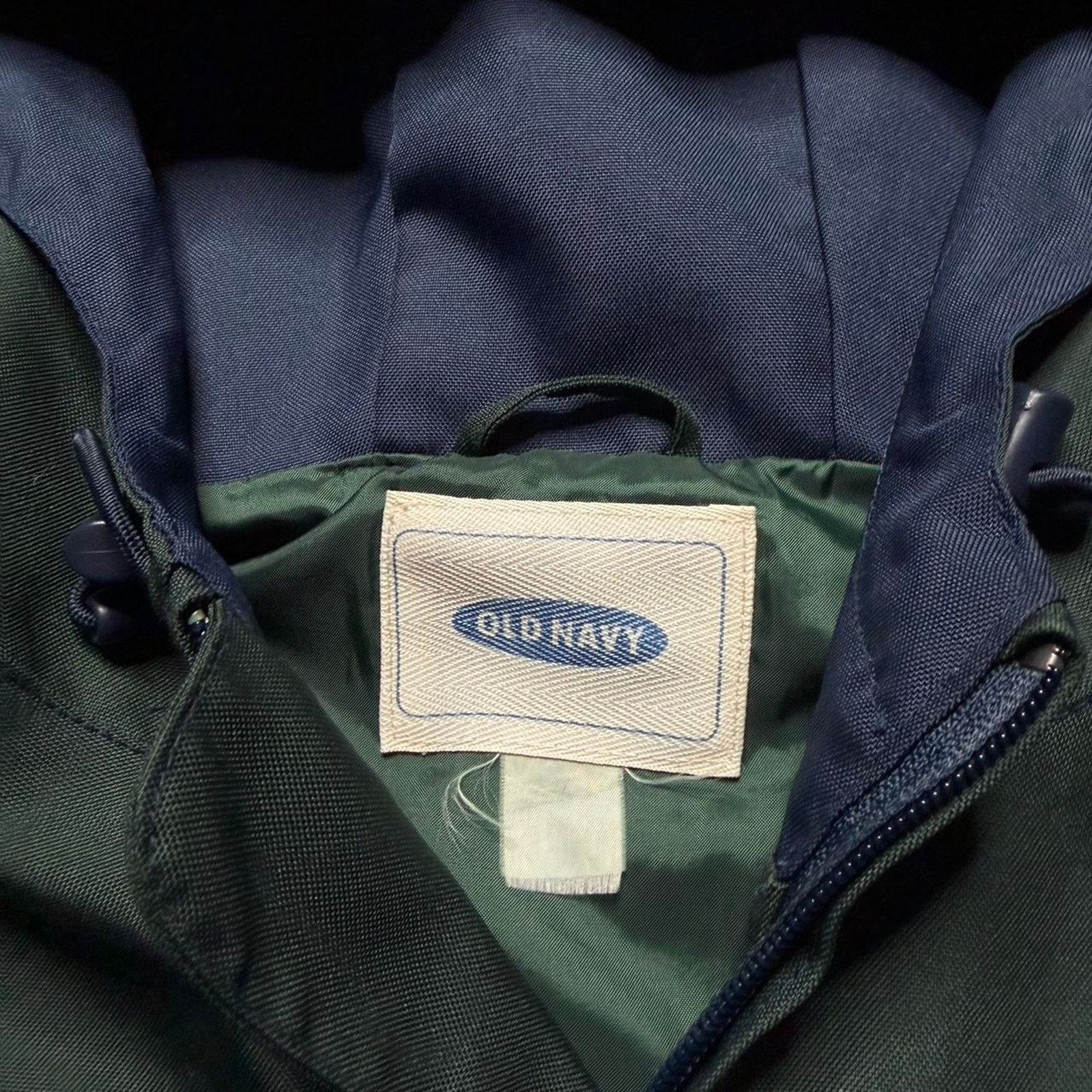 Old Navy × Vintage Vintage Y2K Old Navy 1/4 Zip Hooded Windbreaker Jacket Size US XL / EU 56 / 4 - 4 Thumbnail