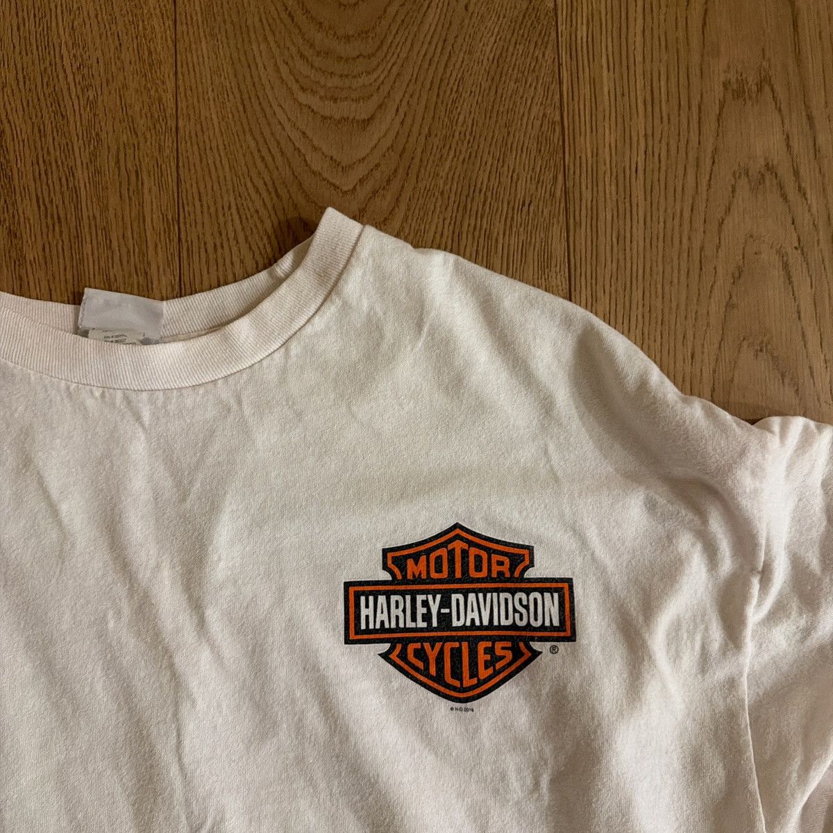 Harley Davidson Vintage Harley Long Sleeve White Size US XXL / EU 58 / 5 - 2 Thumbnail