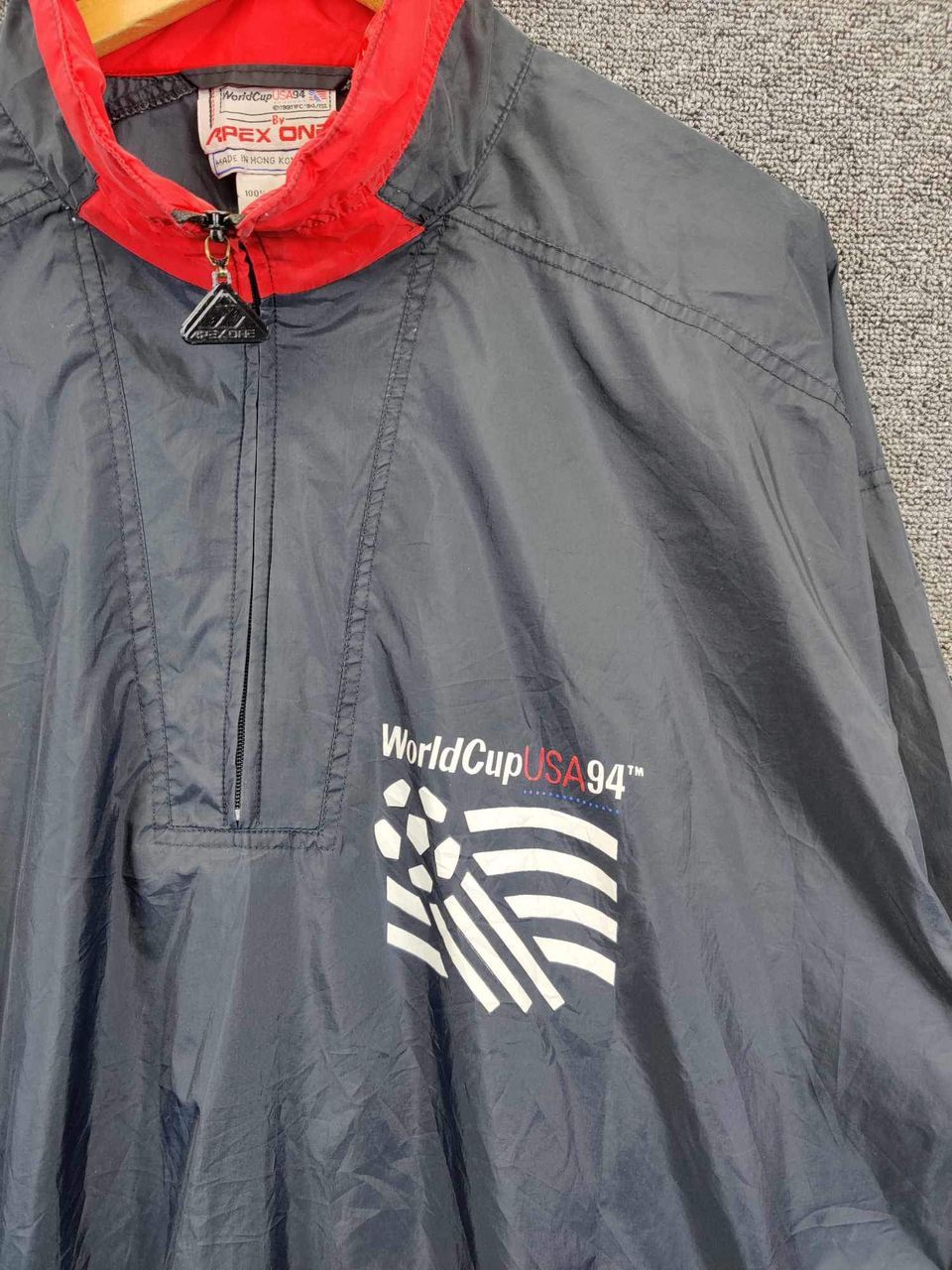 Apex One Vintage Apex One World Cup Usa 1994 Windbreaker Zip Jacket Size US L / EU 52-54 / 3 - 7 Thumbnail