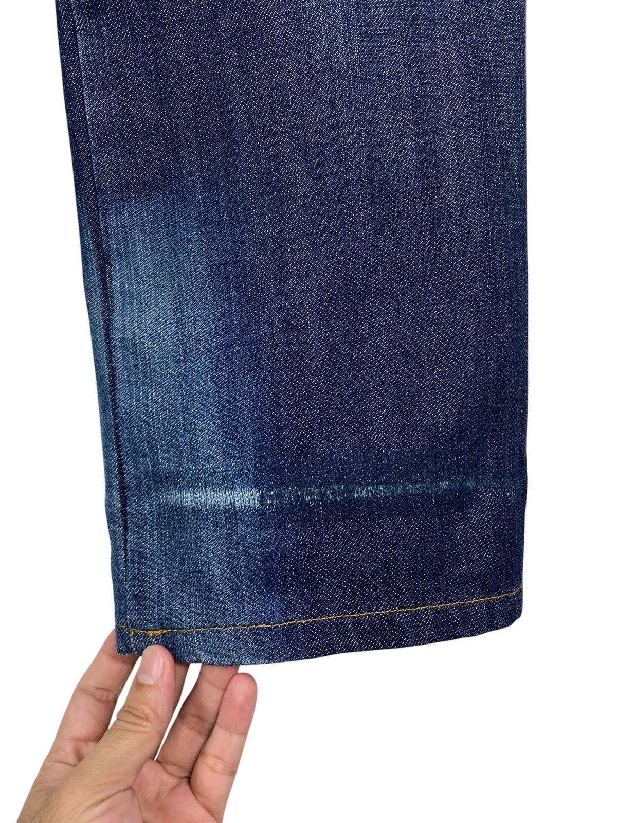Marithe + Francois Girbaud Marithé François Girbaud Crossed Red Enamel Tape Denim Jeans Size US 30 / EU 46 - 17 Thumbnail