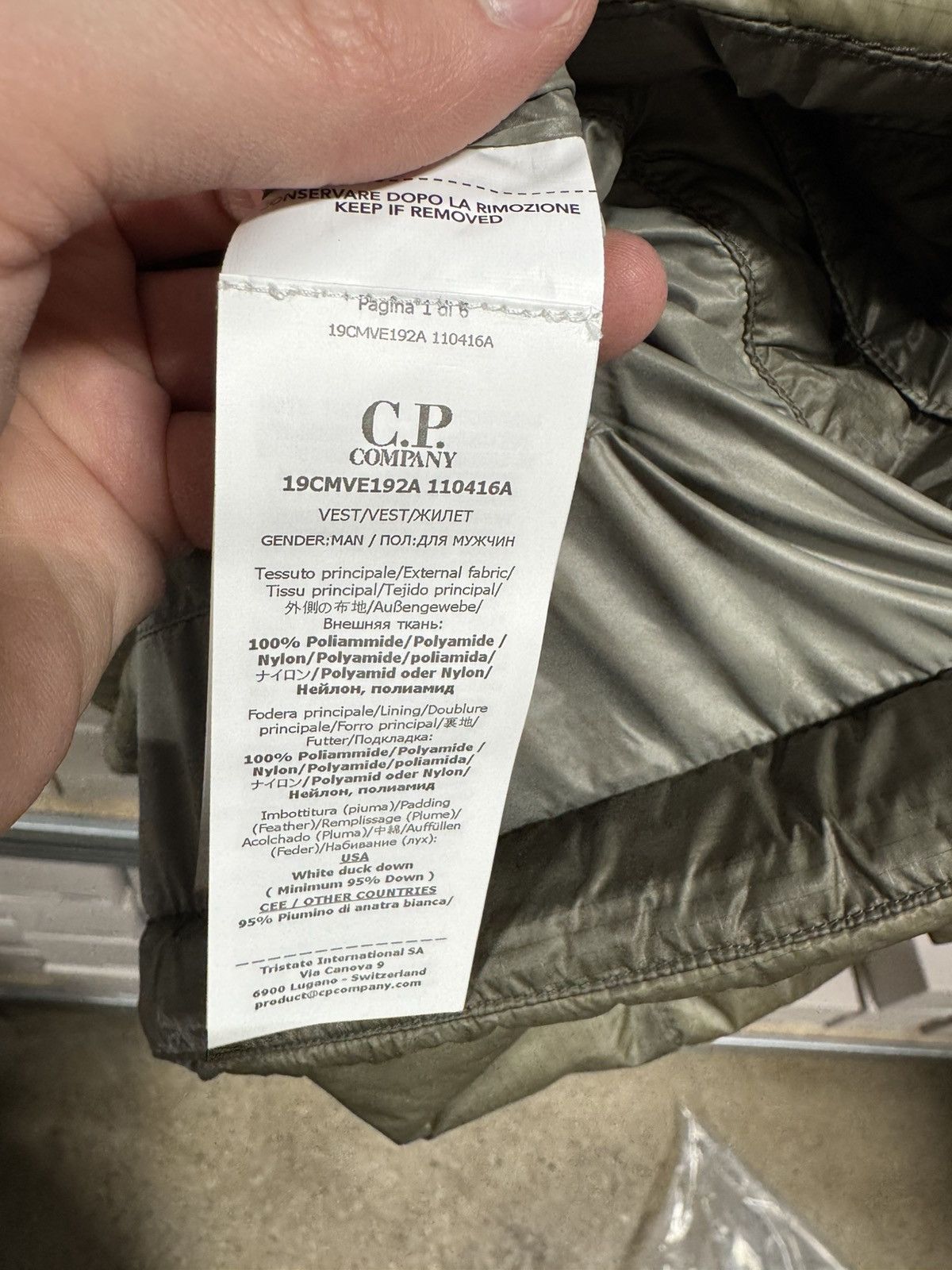 C.P. Company C.P Company DD Shell Down Vest NEW 800$ Size US M / EU 48-50 / 2 - 7 Thumbnail