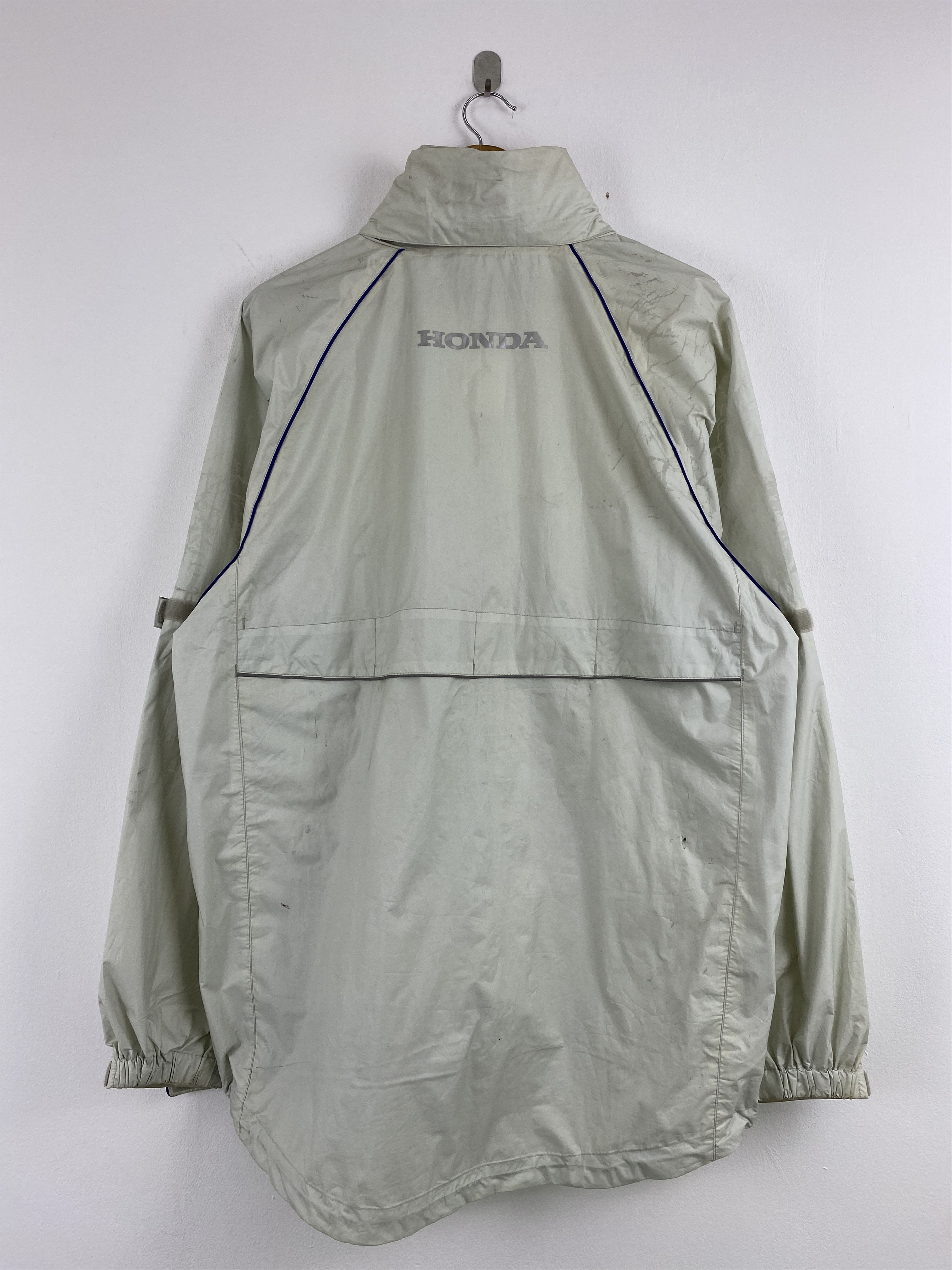 Honda Vintage Honda Zipper Ups Jacket Windbreaker JA0125 Size US XL / EU 56 / 4 - 1 Thumbnail