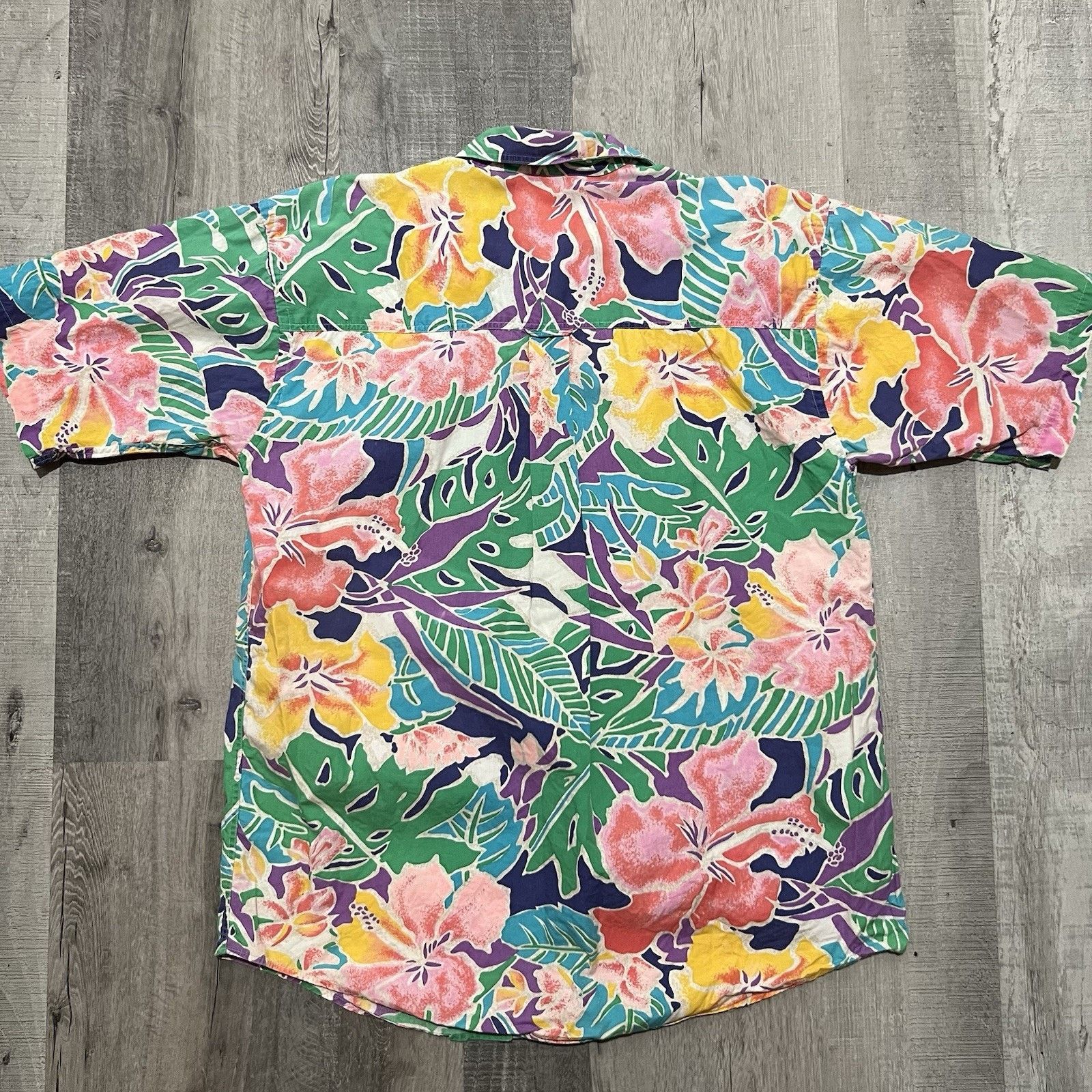 Gant VTG Colorful Floral Burton Shirt Hawaiian Beach Surf Skate Size US M / EU 48-50 / 2 - 2 Thumbnail