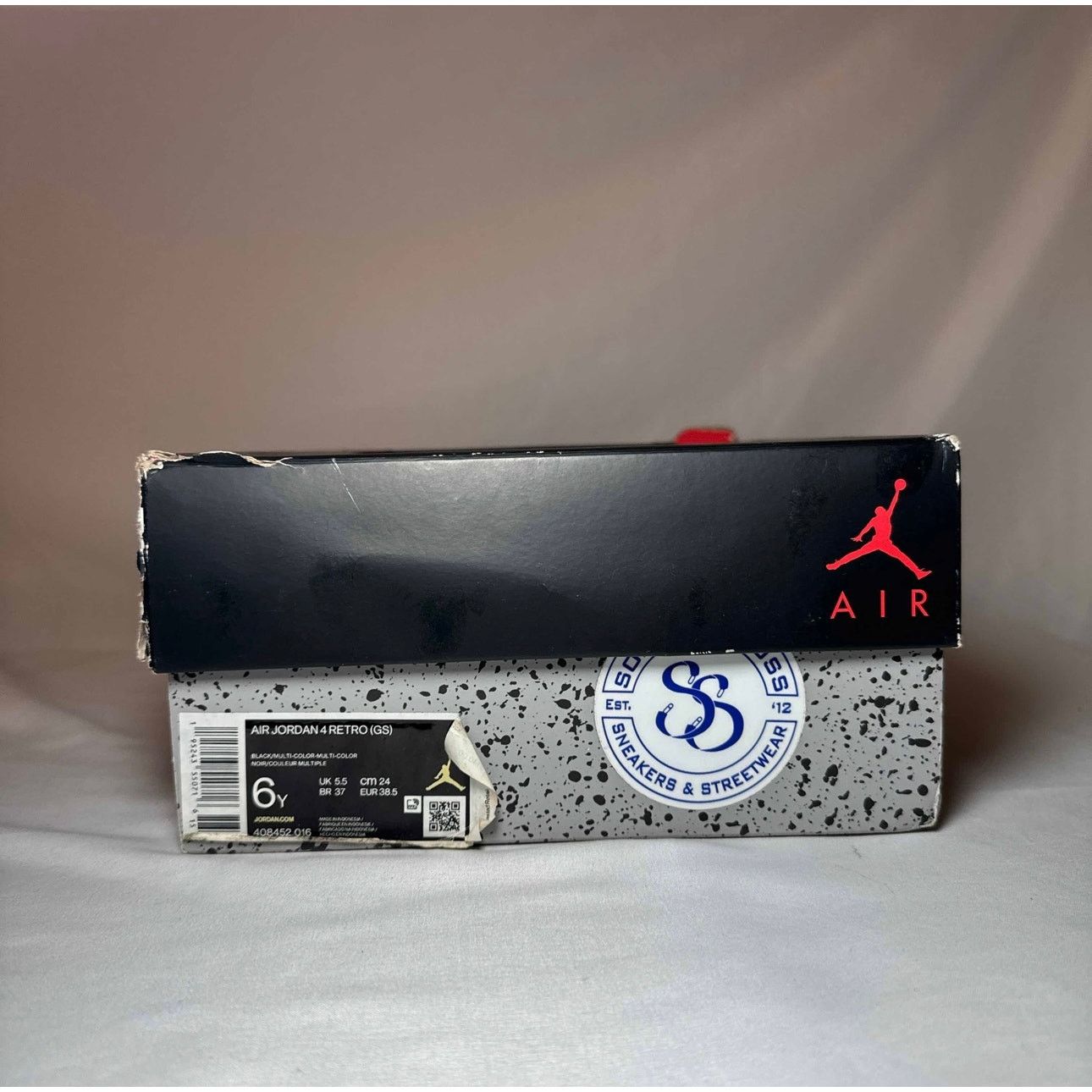 Jordan Brand × Nike Size 6 - Nike Air Jordan 4 Retro GS Red Thunder Men's Shoes Size US 6 / EU 39 - 9 Thumbnail