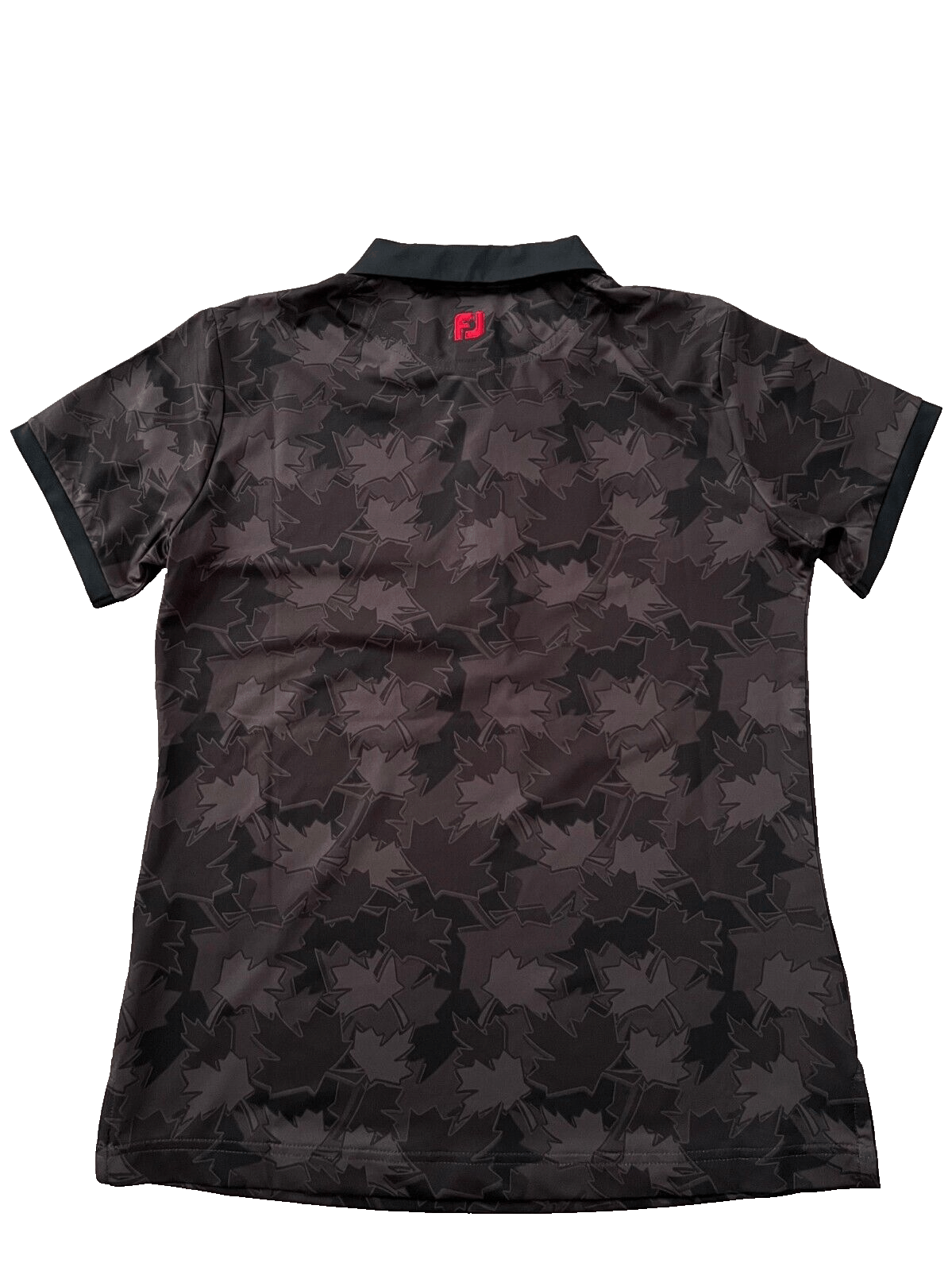 Footjoy FootJoy Canada Day Tonal Leaf Print Polo Top ( S ) Size S / US 4 / IT 40 - 4 Thumbnail