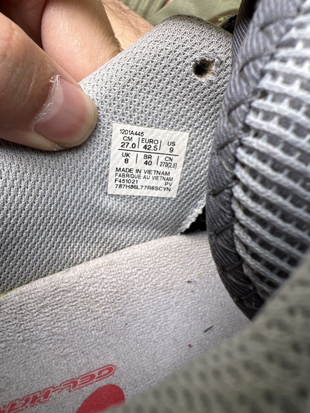 Asics ASICS Gel-Kayano 14 RE Piedmont Grey Metropolis 1201a445 Size US 9 / EU 42 - 7 Thumbnail