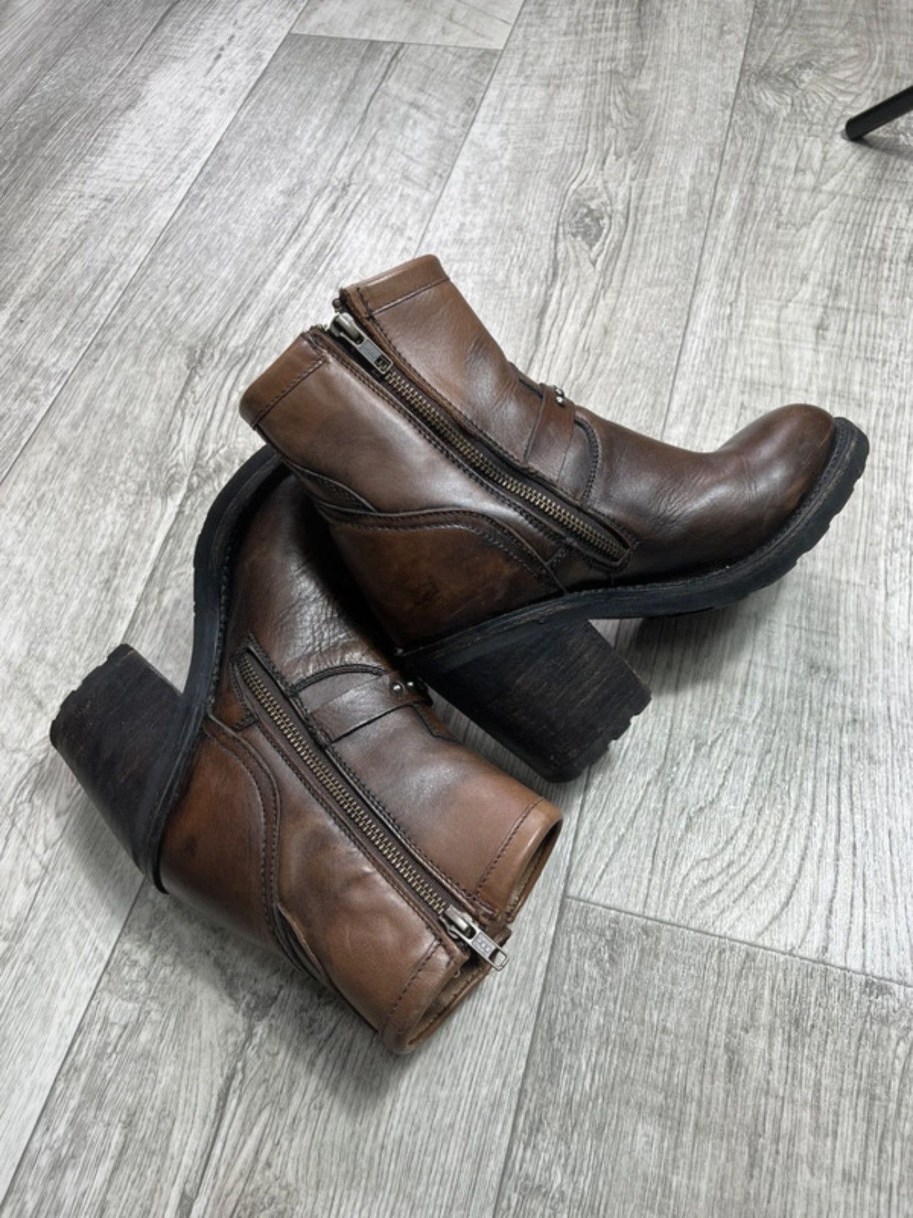 ASH Vintage ASH Leather Avant Garde Boots AirStep.98 Style Y2k Size US 9 / IT 39 - 11 Thumbnail