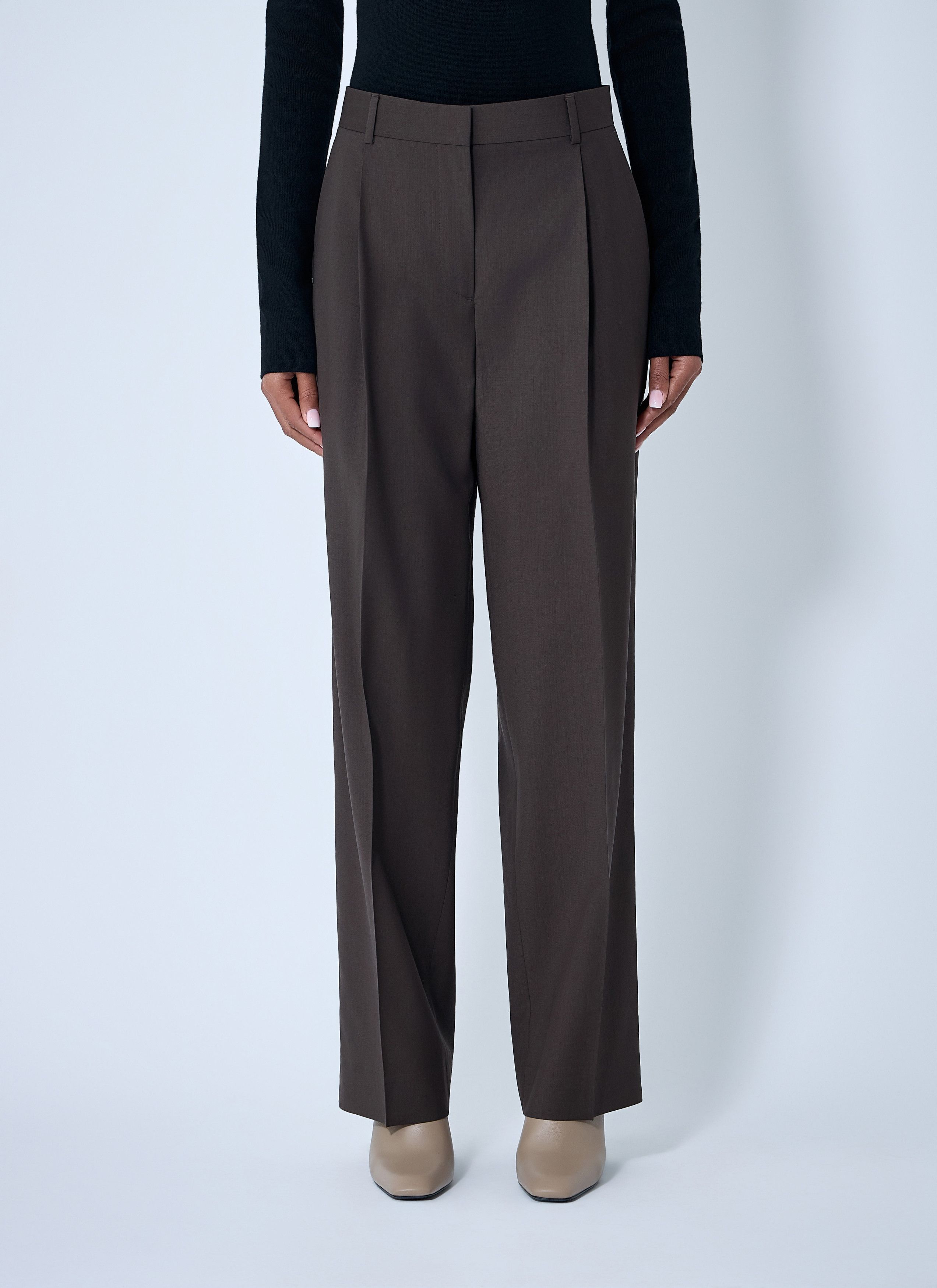 Toteme Pleated Pants Size 34" / US 12 / IT 48 - 1 Thumbnail