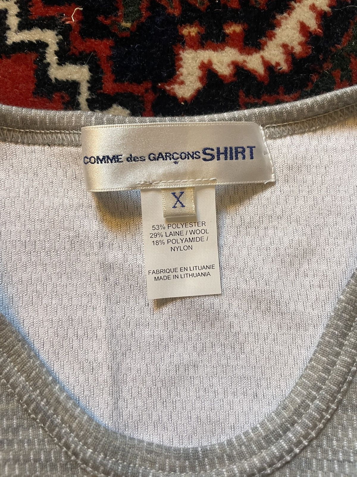 Comme des Garcons SHIRT Deconstructed sports top with knitted socks sleeves Size US L / EU 52-54 / 3 - 3 Thumbnail