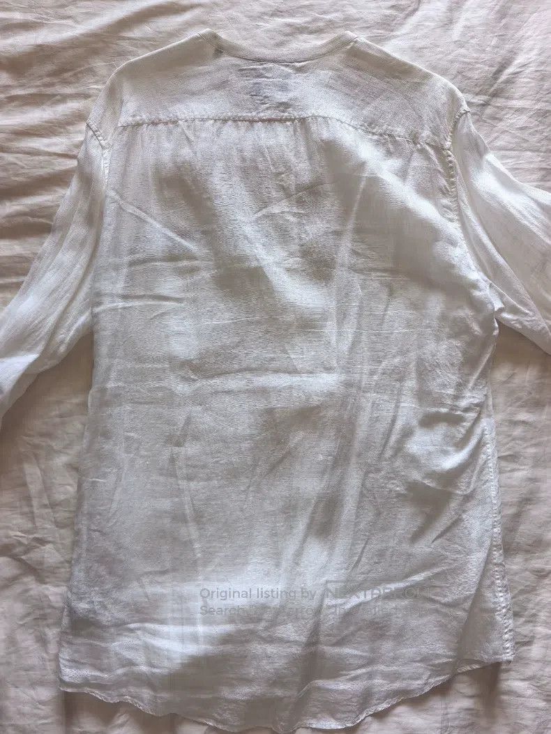 Hermes Hermes Linen Collar Shirt Size US XXS / EU 40 - 2 Thumbnail