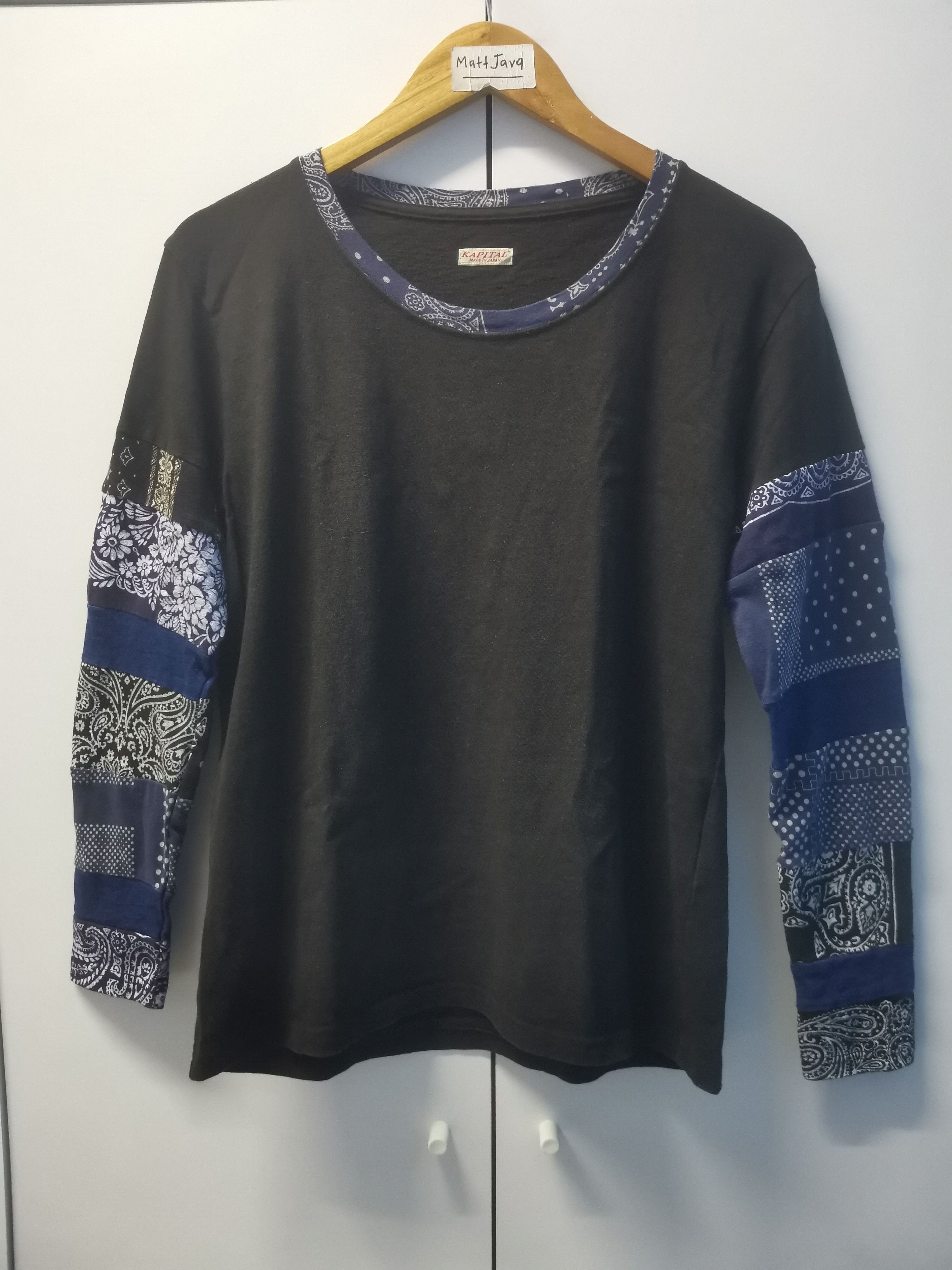 Japanese Brand Kapital Japan Designer Patchwork Long Sleeve Navajo Size US S / EU 44-46 / 1 - 1 Thumbnail