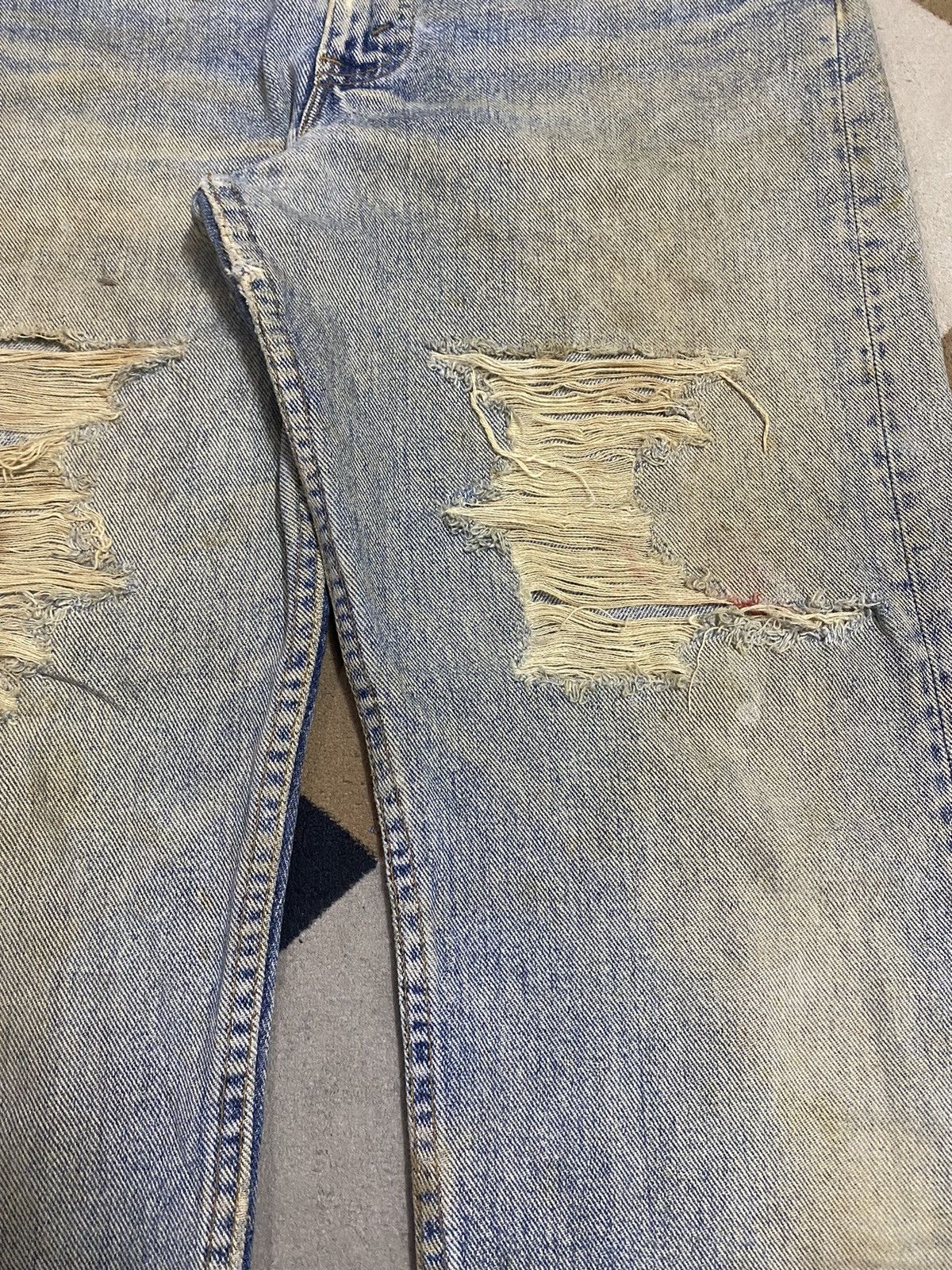 Levi's Vintage Clothing Vintage Levis505 90’s Mud Wash Grunge Distressed Loose Jeans Size US 32 / EU 48 - 8 Thumbnail