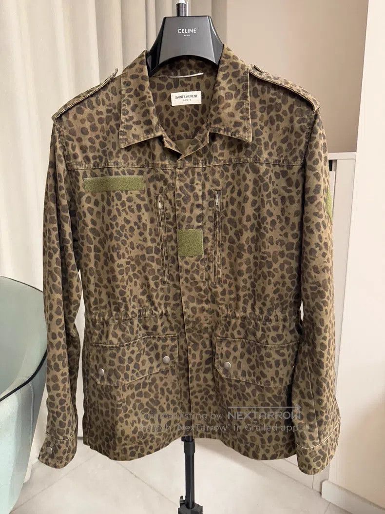 Saint Laurent Paris Saint Laurent Paris Leopard Print Jacket Size US M / EU 48-50 / 2 - 1 Thumbnail