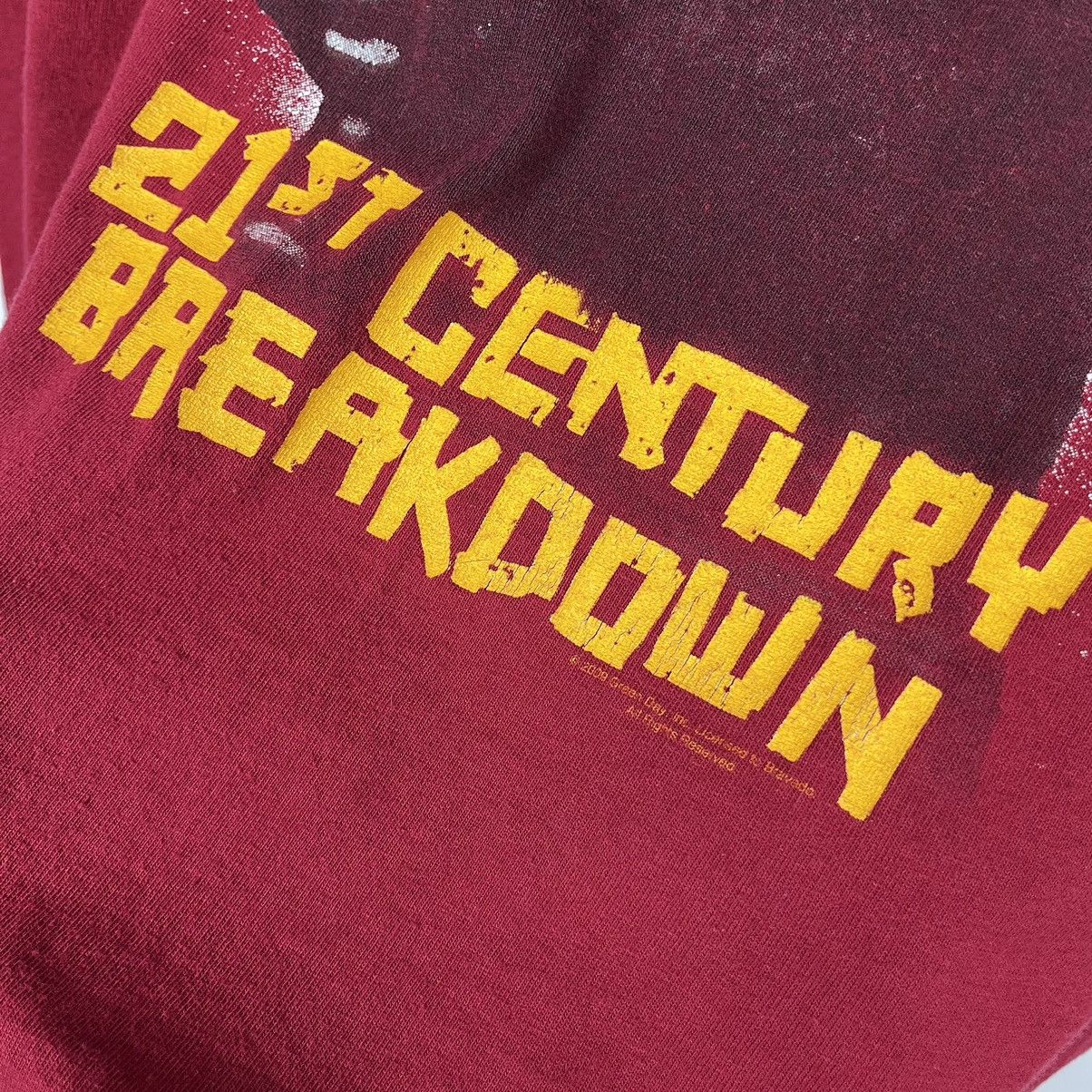 Band Tees Vintage Green Day 21st Century Breakdown rock tour tee 2009 Size US L / EU 52-54 / 3 - 8 Thumbnail