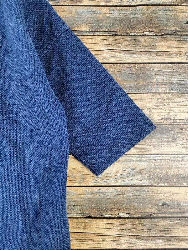 Japanese Brand DL Japan vintage skull Blue indigo Kimono #46-150 Size US M / EU 48-50 / 2 - 6 Thumbnail