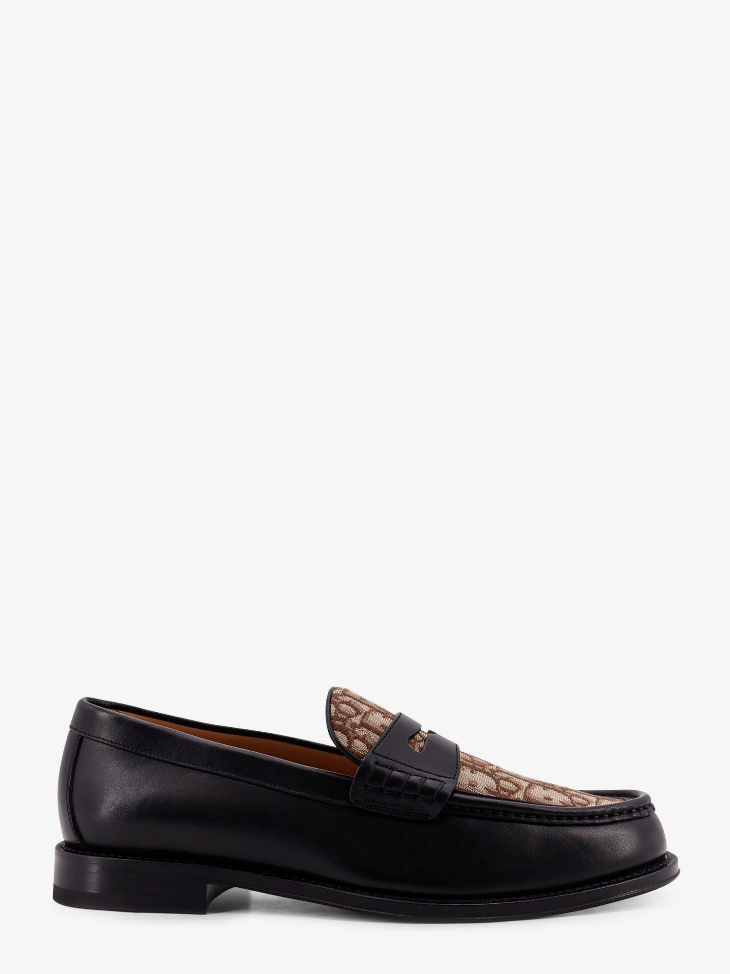 Dior Leather Loafers With Dior Oblique Detail Size US 8 / EU 41 - 1 Thumbnail