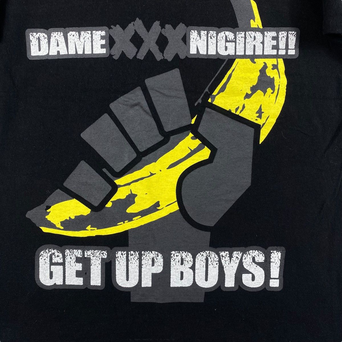 Band Tees × Japanese Brand × Vintage Vintage MAXIMUM THE HORMONE Dame Nigire Get Up Boys Band Size US S / EU 44-46 / 1 - 2 Thumbnail