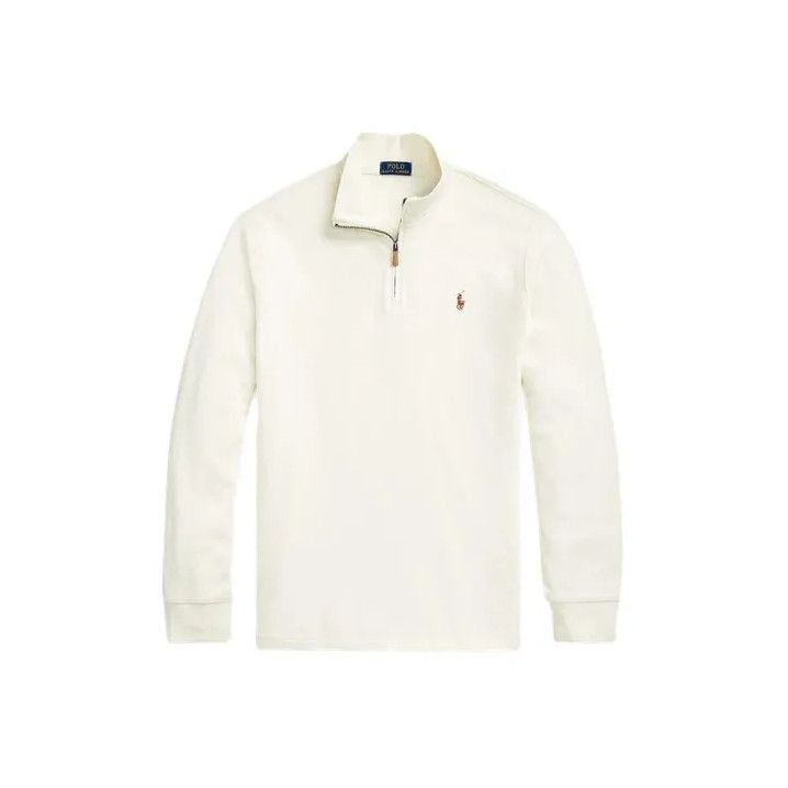 Polo Ralph Lauren Polo Ralph Lauren Pony Logo Quarter-Zip Cotton Sweatshirt Size US XXL / EU 58 / 5 - 1 Thumbnail