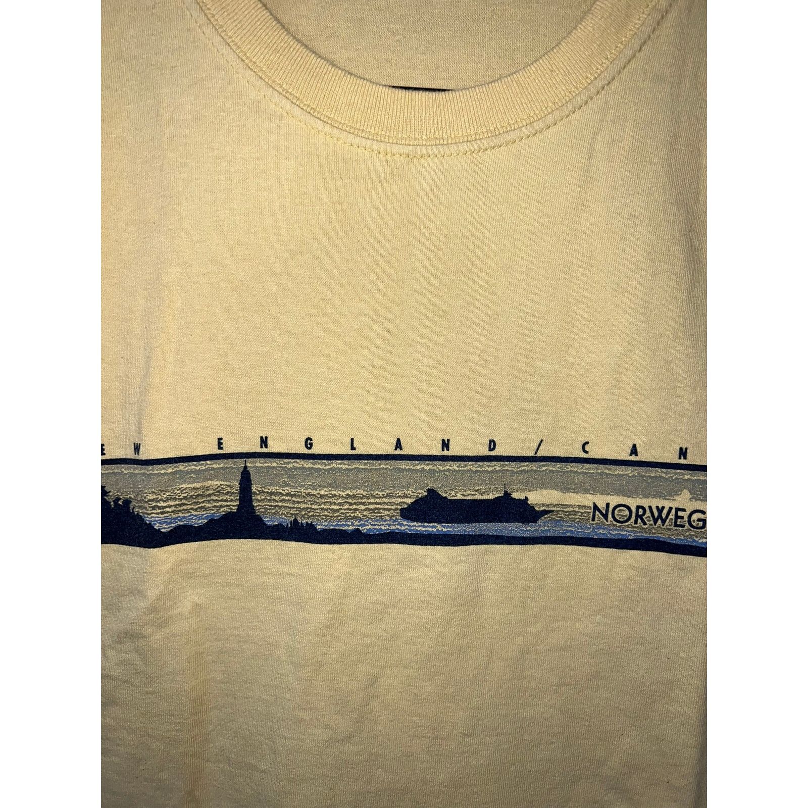 Gear for Sports Vintage Norwegian Cruise Shirt New England Canada Tee VTG M Size US M / EU 48-50 / 2 - 3 Thumbnail