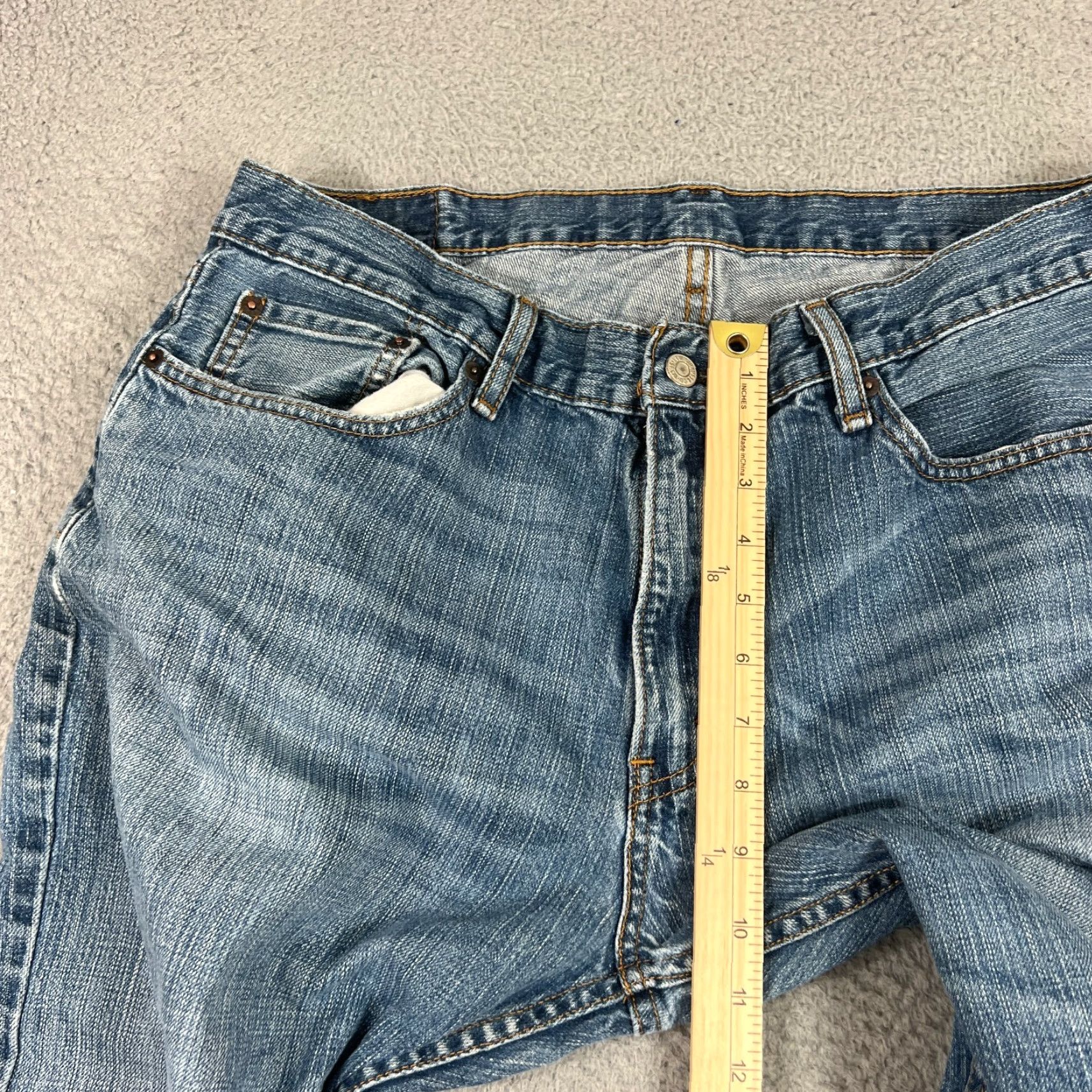 Levi's Levi's 559 Jeans Men 36x30 Relaxed Straight Medium Wash Blue American Classic Size US 36 / EU 52 - 4 Thumbnail