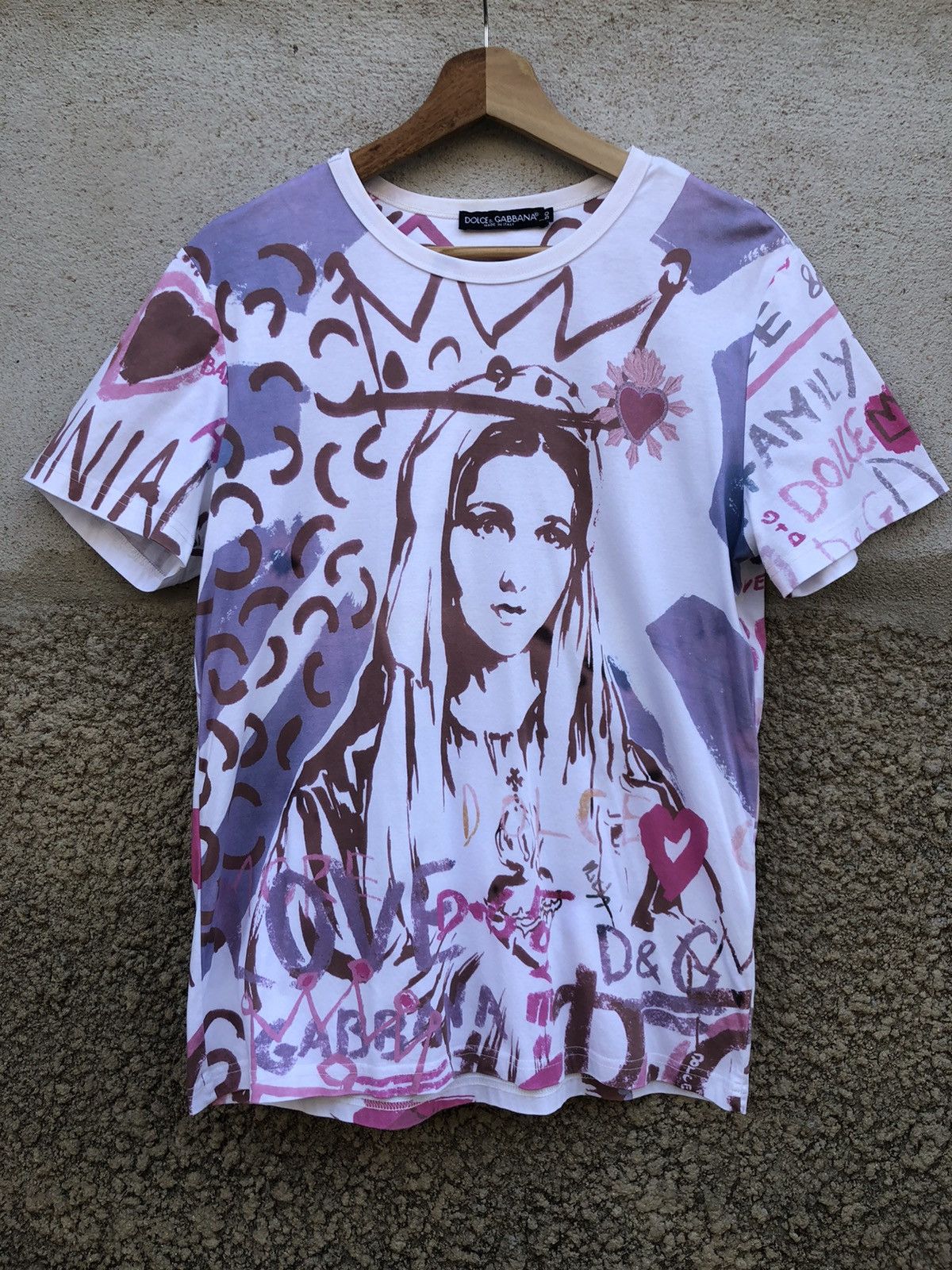 Rare🔥 Dolce And Gabbana #Family FullPrint Tshirt