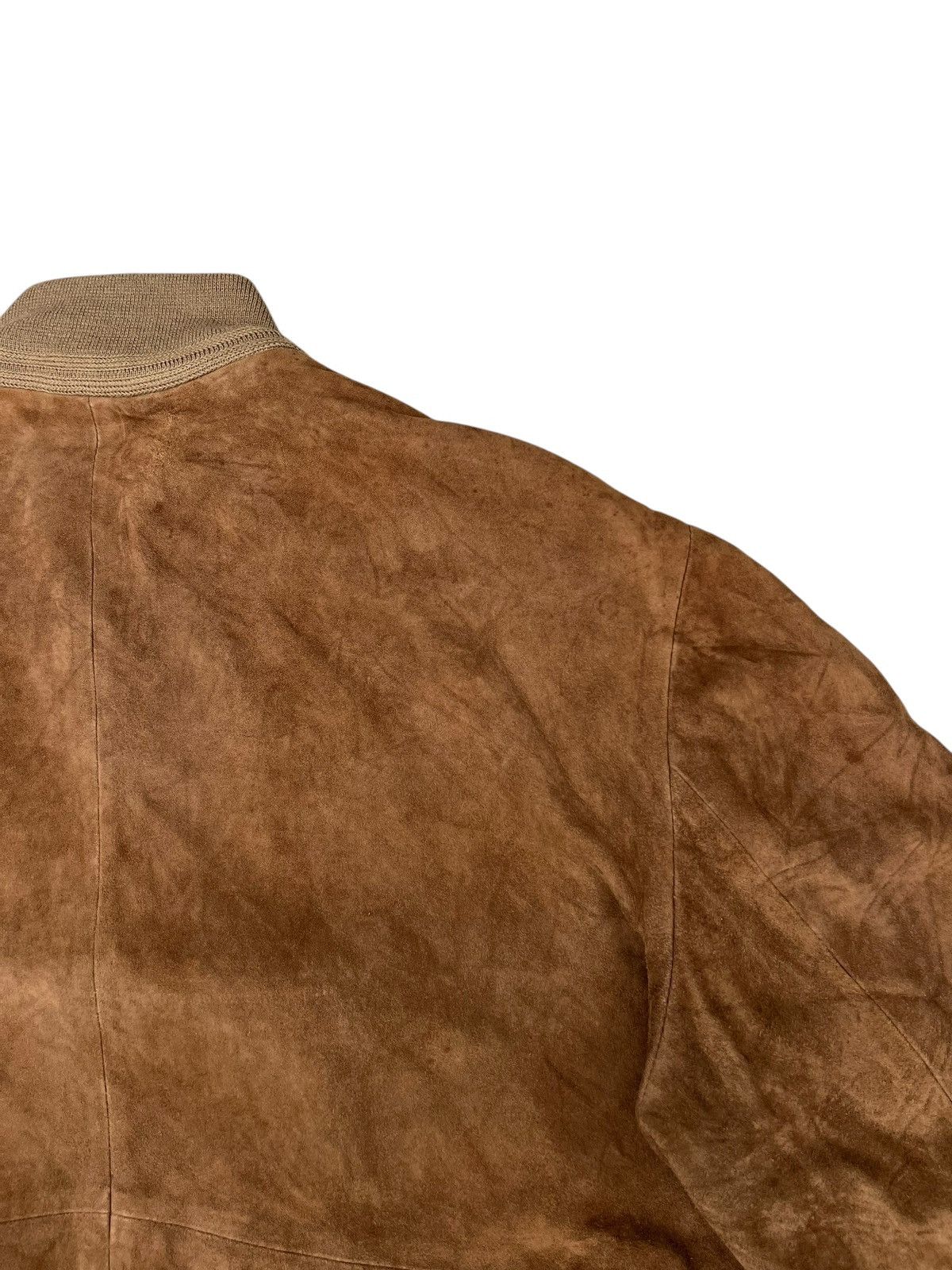 Beams Plus Quttrocchi X Beams Stains Patina Suede Leather Jacket Size US M / EU 48-50 / 2 - 22 Thumbnail