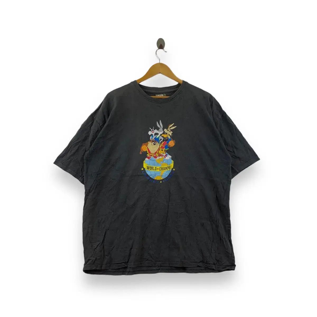 Warner Bros KUTIR x LOONEY TUNES Space Jam World Champion Baggy Tee Size US XXL / EU 58 / 5 - 1 Thumbnail