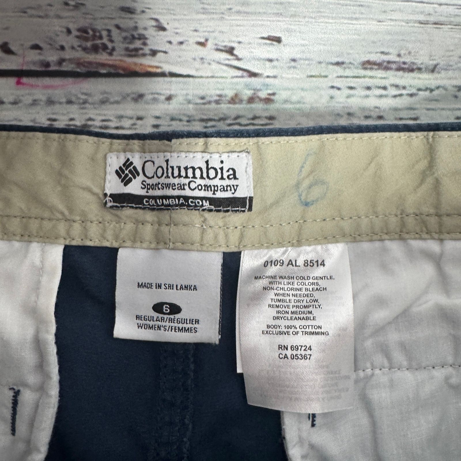 Columbia Columbia Sportswear Company Navy Blue Outdoor Pants Women's Size 28" / US 6 / IT 42 - 2 Thumbnail