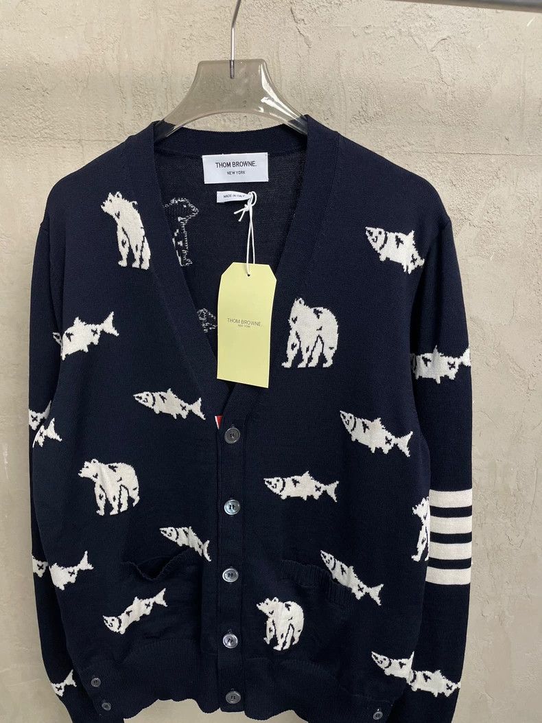 Thom Browne Thom Browne size1 A wool knit cardigan Size US S / EU 44-46 / 1 - 3 Thumbnail