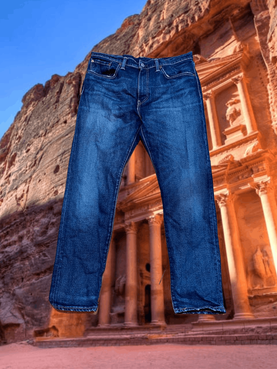 Levi's Levi's 502 vintage jeans w34 crazy Y2K Denim pants Size US 34 / EU 50 - 1 Thumbnail