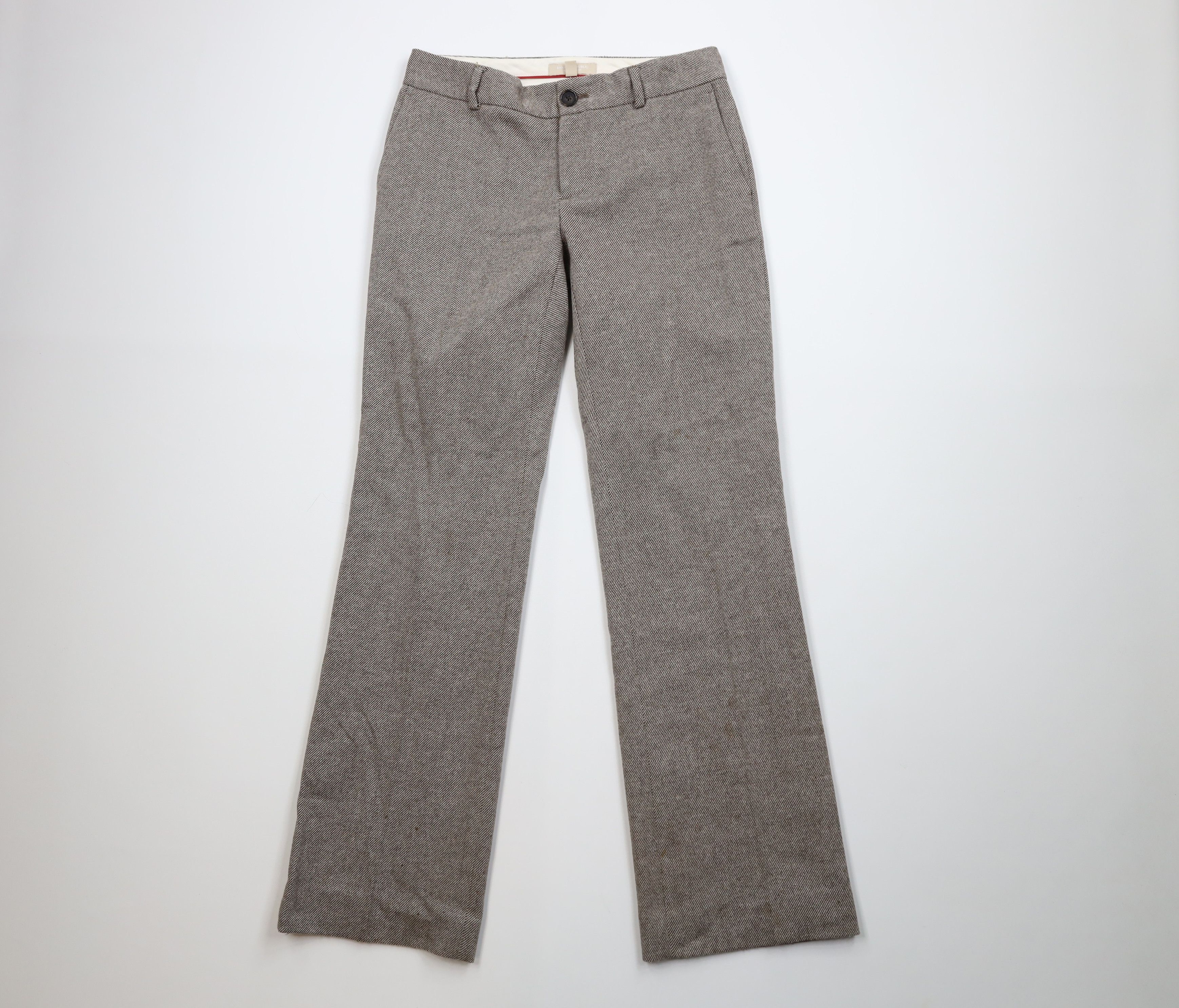 Banana Republic Vintage Y2K Banana Republic Wool Blend Flared Wide Leg Pants Size 26" / US 2 / IT 38 - 1 Thumbnail