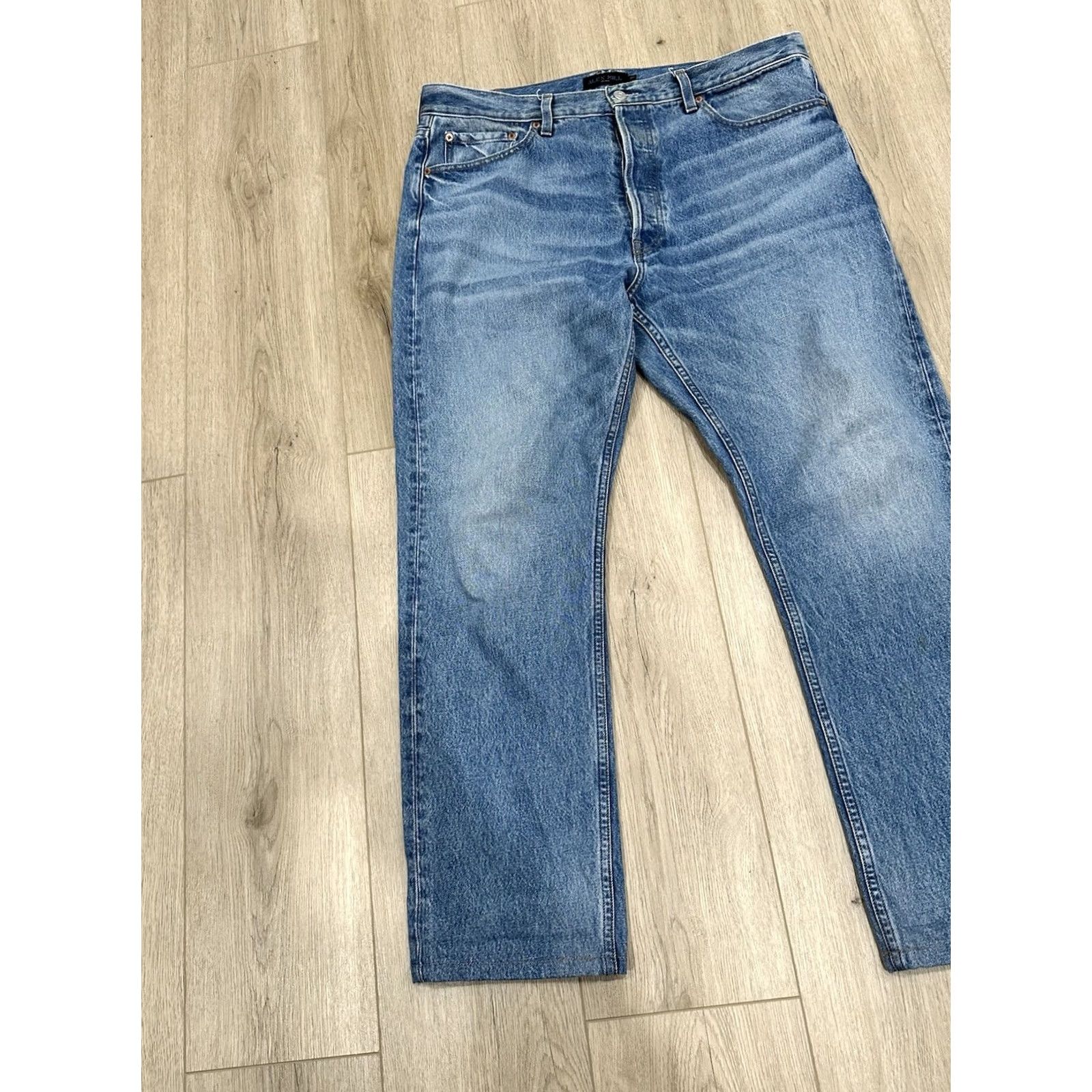 Alex Mill Alex Mill AM Original Denim Jeans 5 Pocket Size 36x29 Men Blue Regular Straight 29 Inseam Size US 36 / EU 52 - 3 Thumbnail