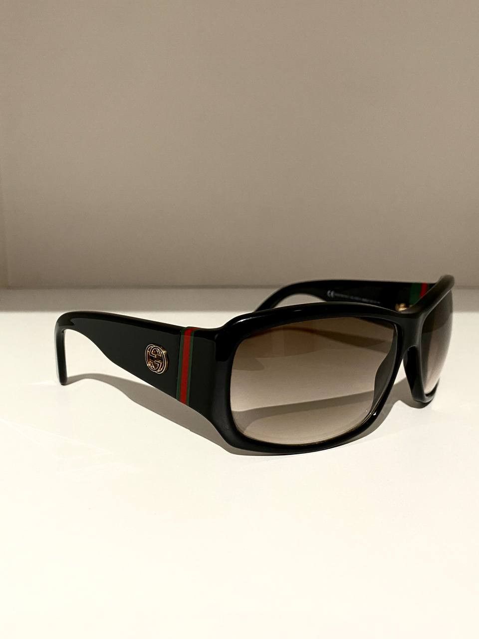 Gucci Gucci GG Logo Web Rectangular Retro Oversized Sunglasses Y2K Size ONE SIZE - 3 Thumbnail
