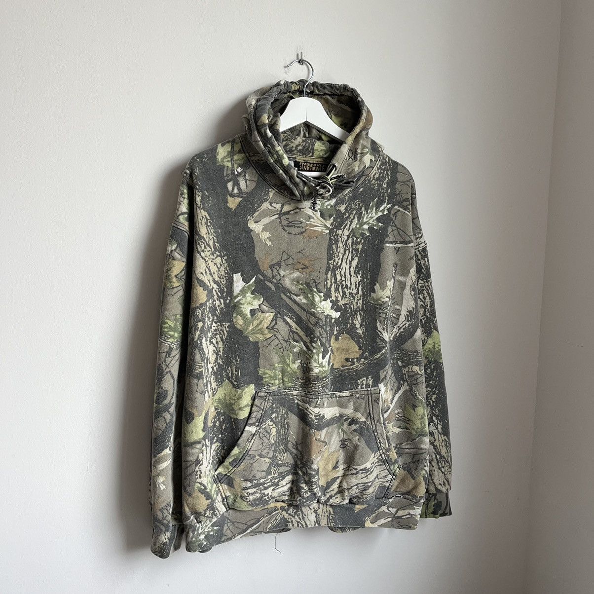 Carhartt Distressed Khaki Camo Hoodie Size US L / EU 52-54 / 3 - 1 Thumbnail