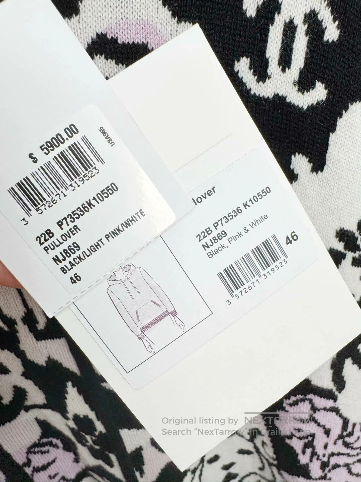 Chanel Chanel Floral Logo Knit Sweater. Size US XL / EU 56 / 4 - 3 Thumbnail