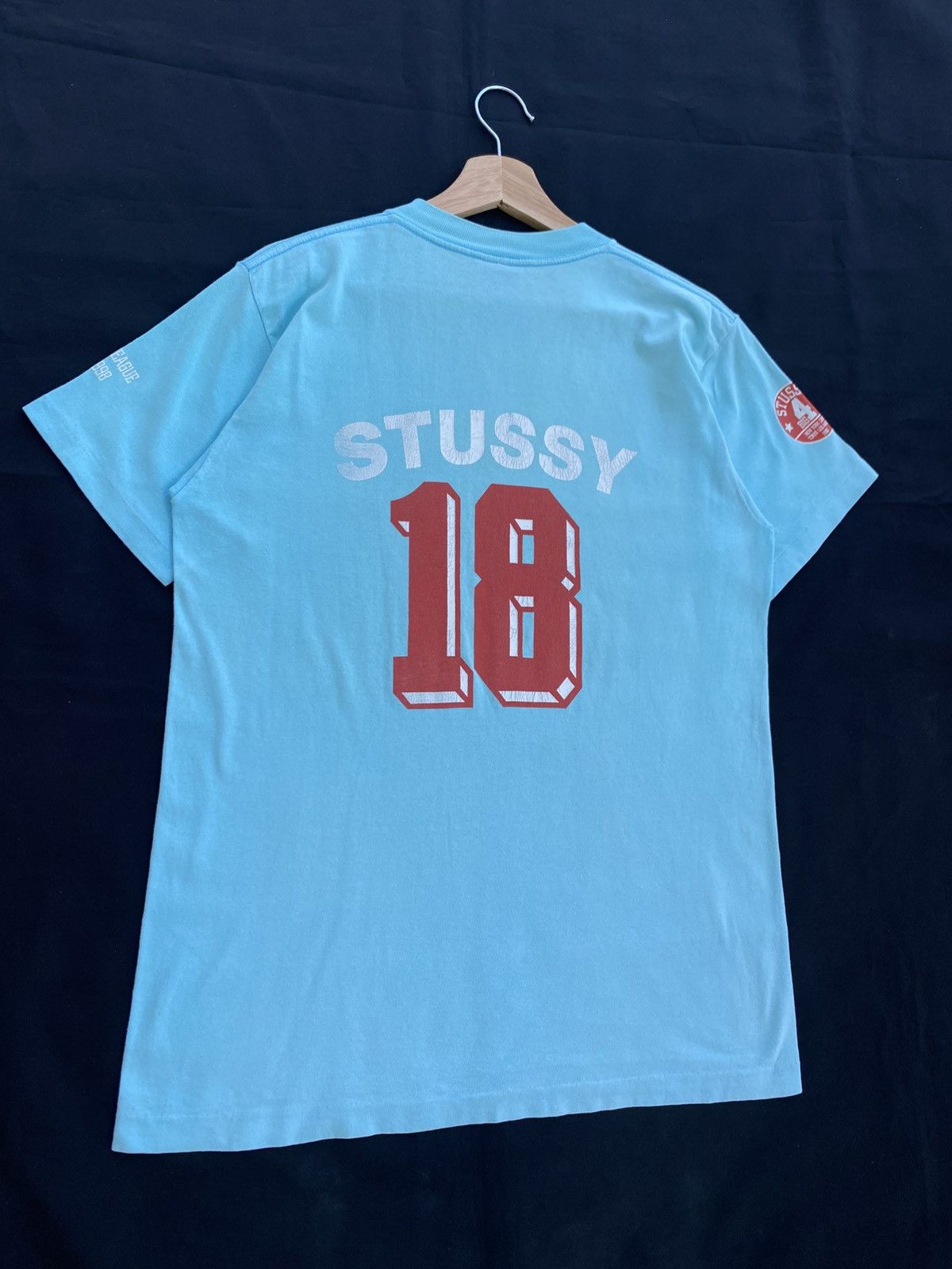 Stussy Rare Vintage 90s Stussy 18th Annivesary 1980-1998 Tshirt Size US M / EU 48-50 / 2 - 17 Thumbnail