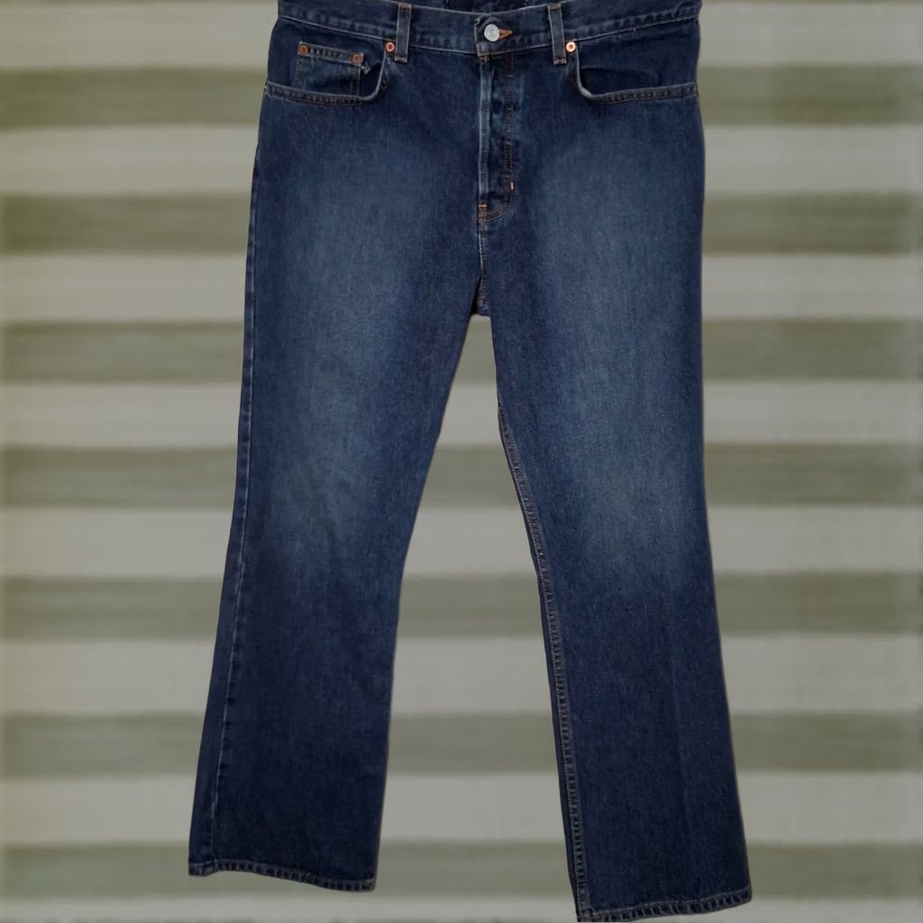 Gap VINTAGE Gap Jeans Women 14 Bootcut Ankle Button Fly Blue Denim READ Casual 5-Pocket 28Inseam Modern Y2K Style Womens Size 36" / US 14 / IT 50 - 1 Thumbnail