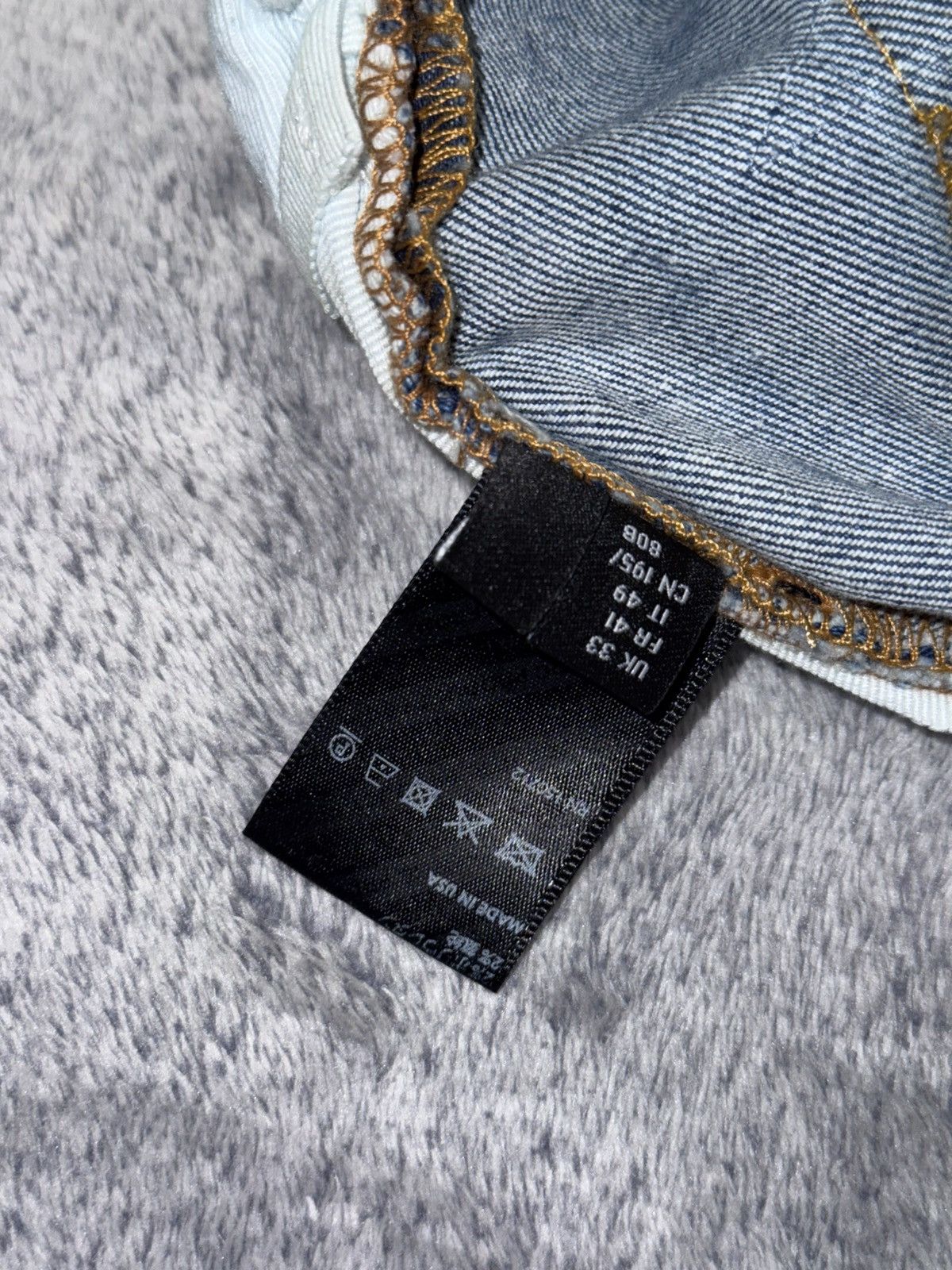Amiri AMIRI “CHEMIST” MONOGRAM STAR JEANS Size US 33 - 15 Thumbnail