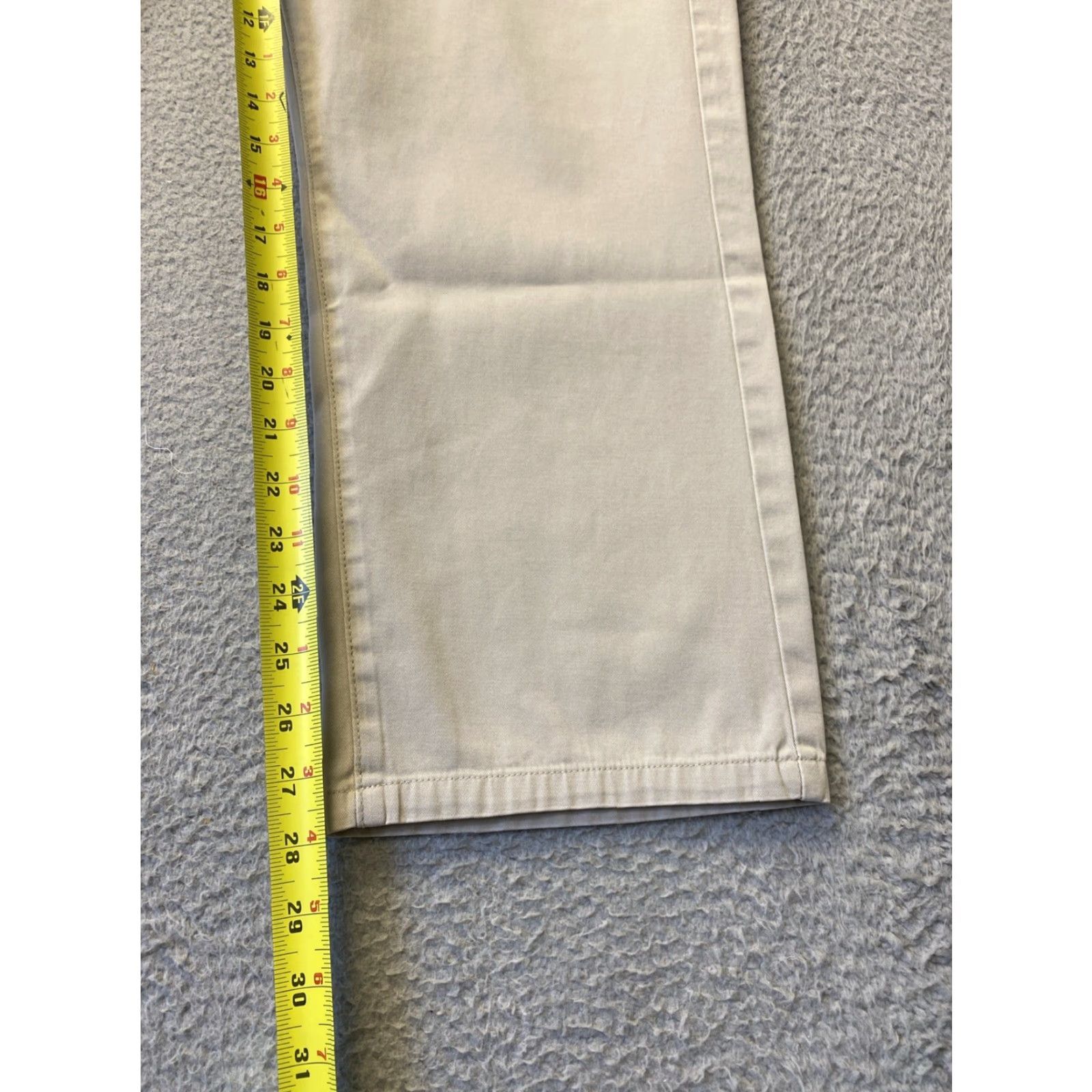 Vintage BALLIN Pants Adult 38x30 Light Gray Flat Front Cotton Blend Straight Leg Khakis Preppy Mens Size US 38 / EU 54 - 6 Thumbnail