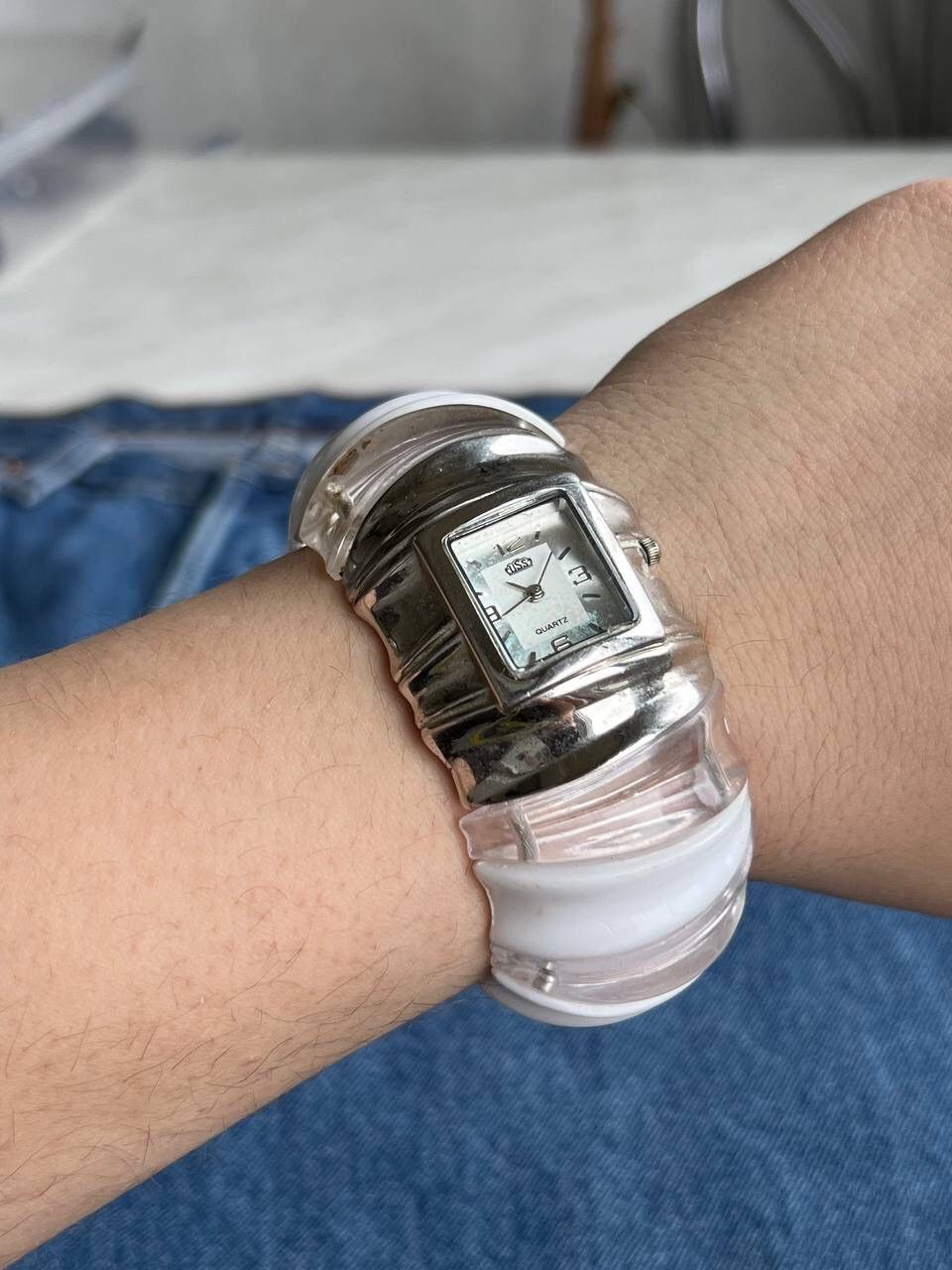 Japanese Brand × Vintage Vintage Bracelet Chunky Japanese style futuristic Watch Size ONE SIZE - 8 Thumbnail