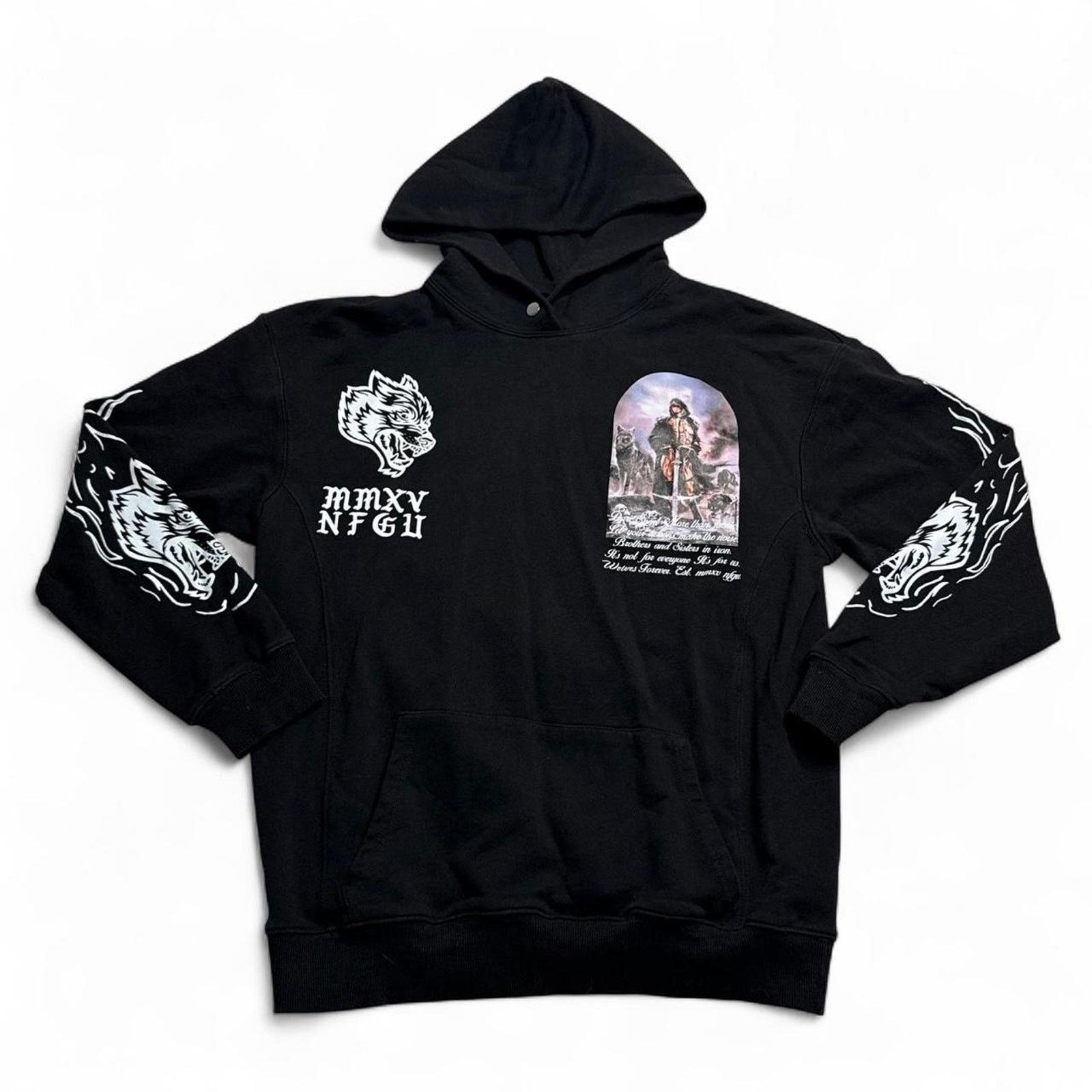 Darc Sport Darc Sport MMXV NFGU Wolves Hoodie Limited Edition Men Small ...