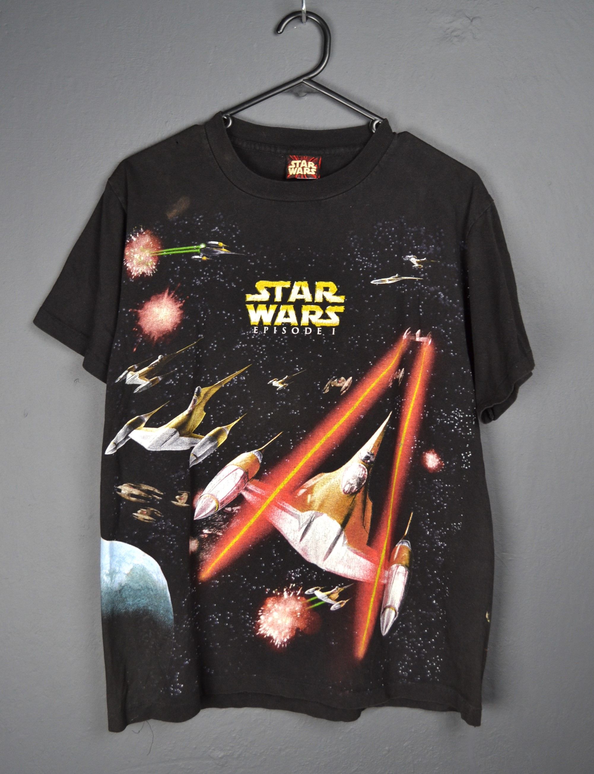 Star Wars 1990s Star Wars Episode 1 T-shirt AOP Single Stitch USA Size US M / EU 48-50 / 2 - 1 Thumbnail