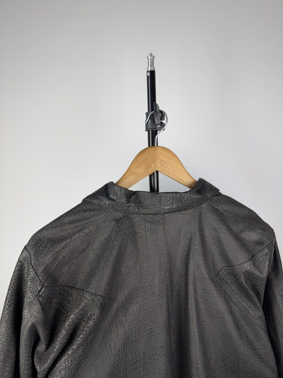 Vintage Vintage 90s Avant Garde Leather Biker MOTO Y2K Jacket Size US S / EU 44-46 / 1 - 11 Thumbnail