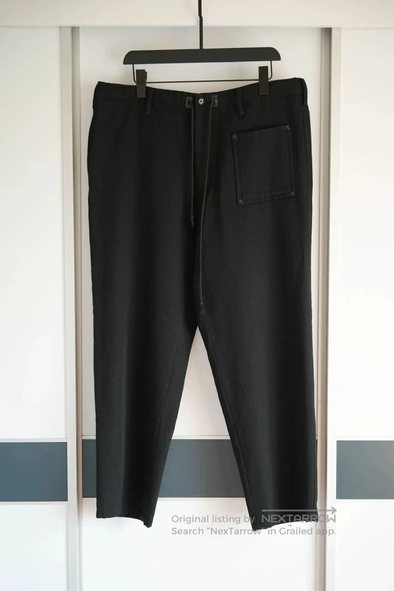 Yohji Yamamoto Yohji Yamamoto 2005 Black Drawstring Pants. Size US 28 / EU 44 - 1 Thumbnail