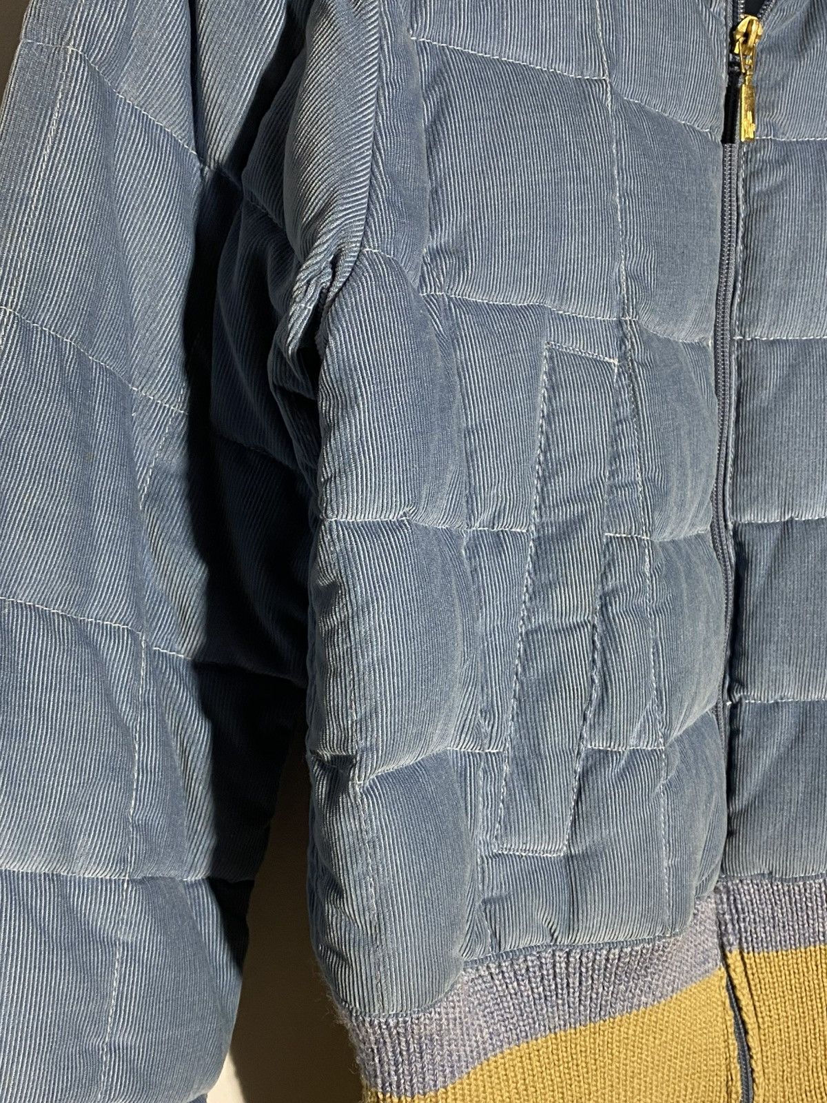 Moncler Vintage Moncler Down Puffer Corduroy Bomber Jacket Size S / US 4 / IT 40 - 8 Thumbnail