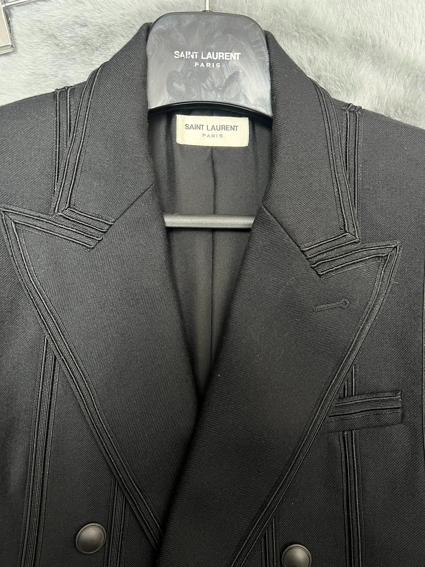 Saint Laurent Paris Authentic Saint Laurent SLP Spring/Summer triped suit Size 48R - 3 Thumbnail