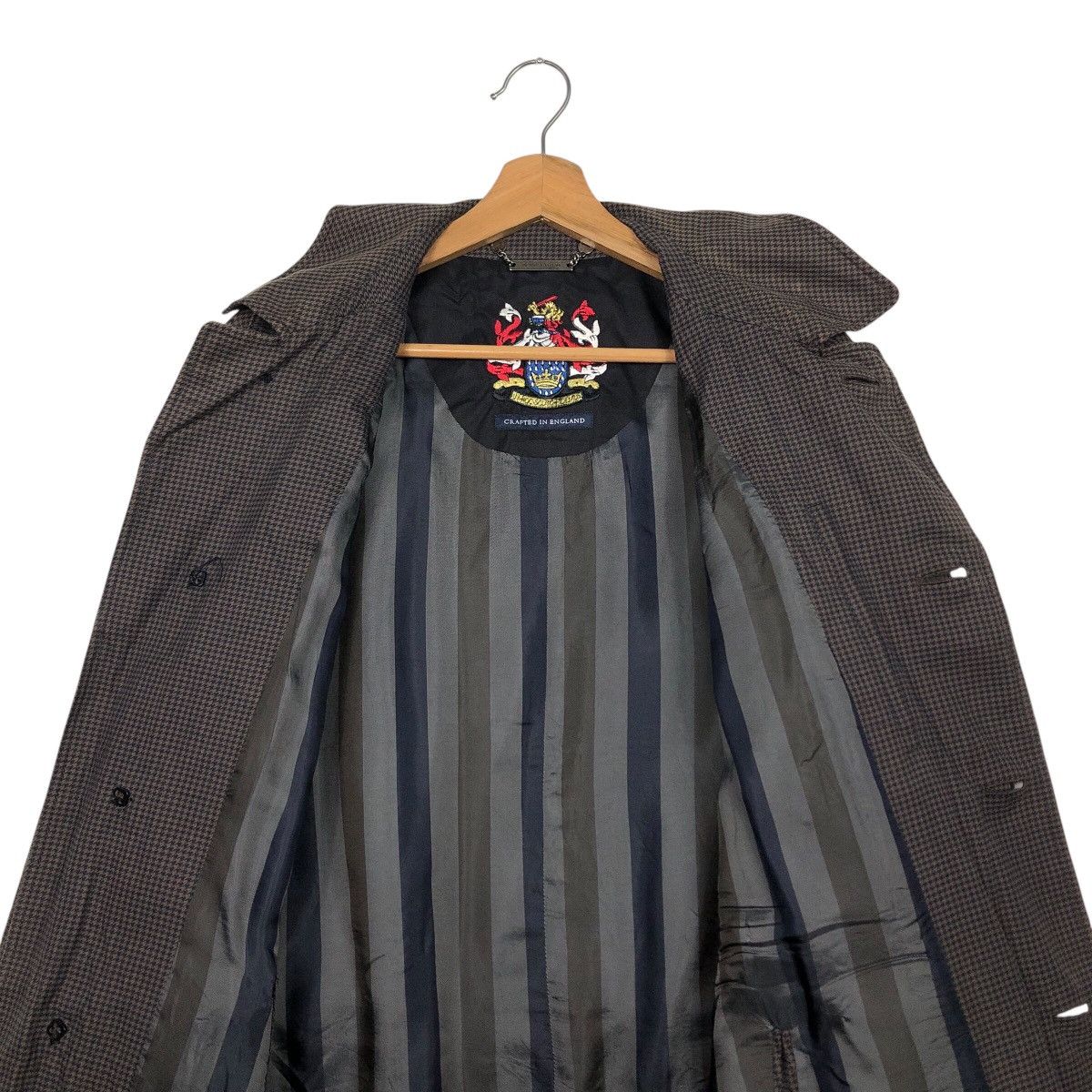 Aquascutum × Vintage 📌Vintage Long Jacket Belted Aquascutum Made in England Size US M / EU 48-50 / 2 - 15 Thumbnail